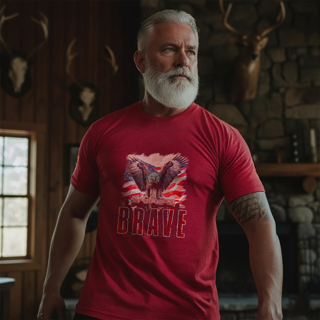 Land of the Free Thanks to the Brave T-Shirt