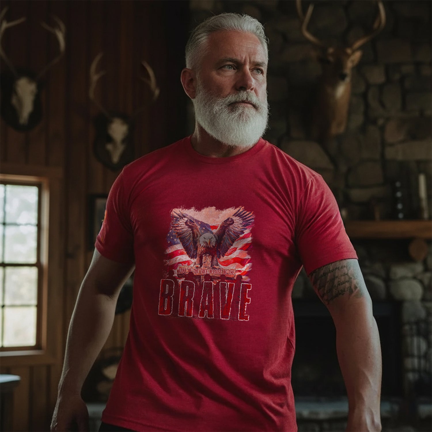 Land of the Free Thanks to the Brave T-Shirt