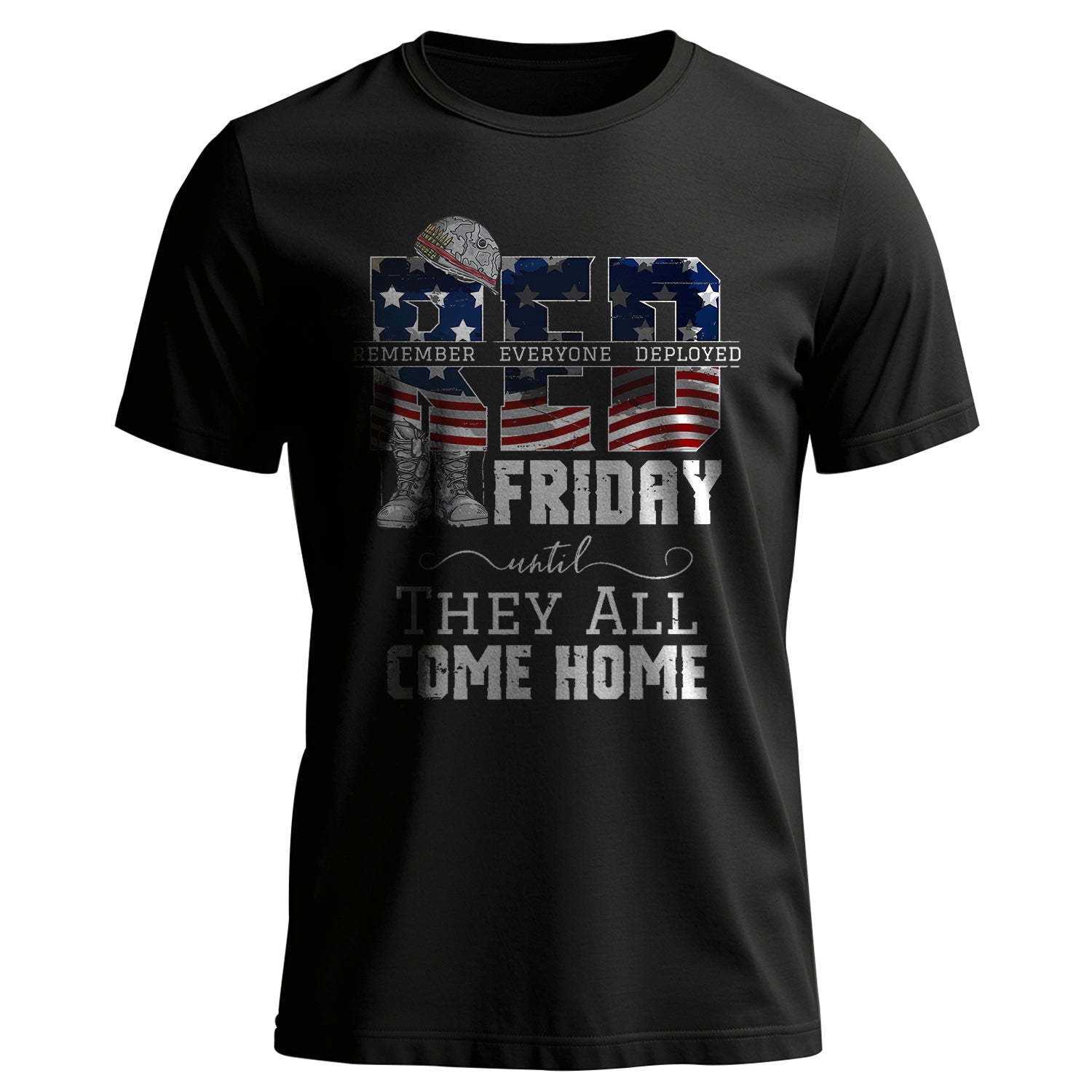 RED Friday Remember Everyone Deployed T-Shirt