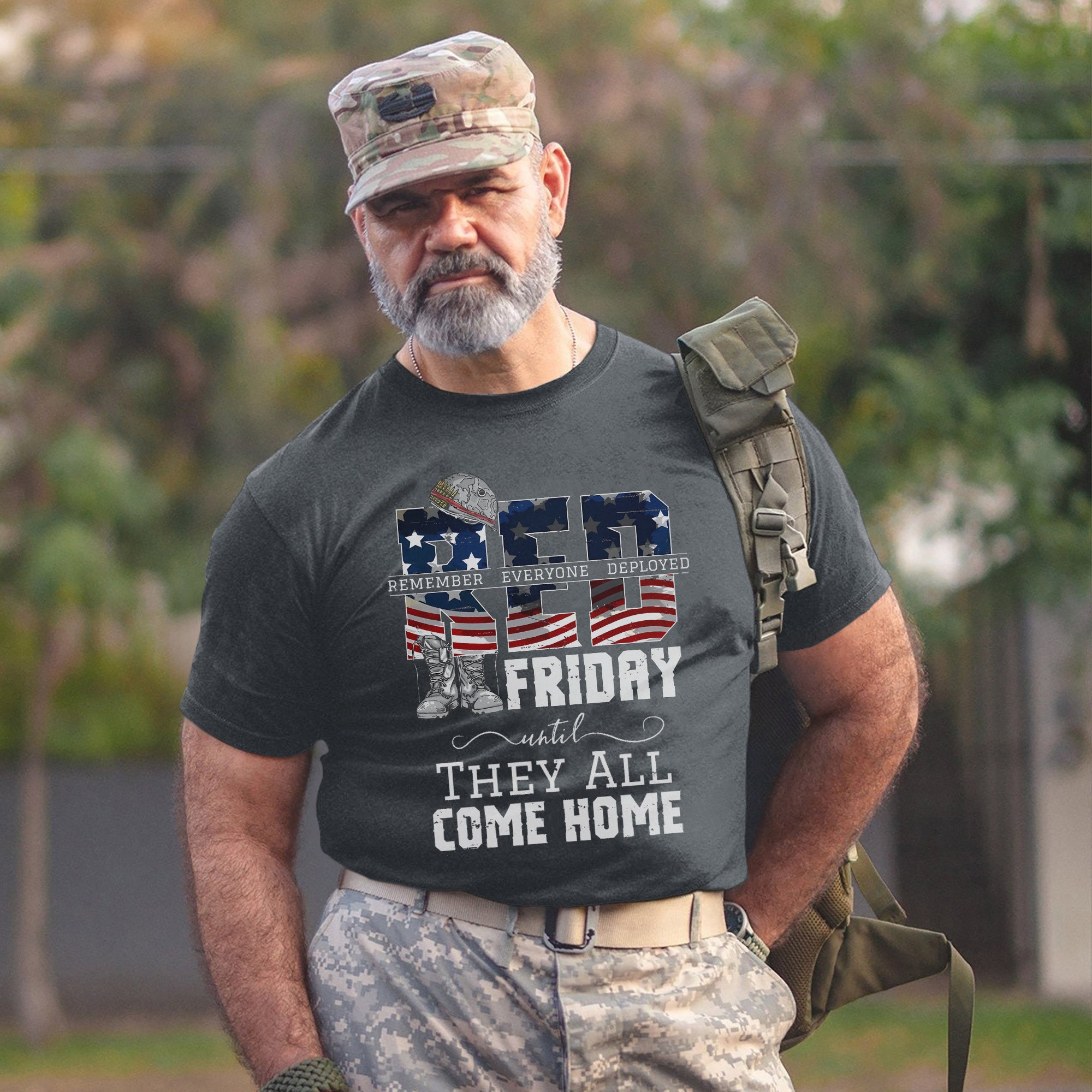 RED Friday Remember Everyone Deployed Until They All Come Home Standing Strong for Our Heroes T-Shirt