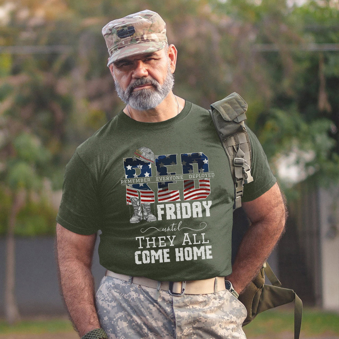 RED Friday Remember Everyone Deployed Until They All Come Home Standing Strong for Our Heroes T-Shirt
