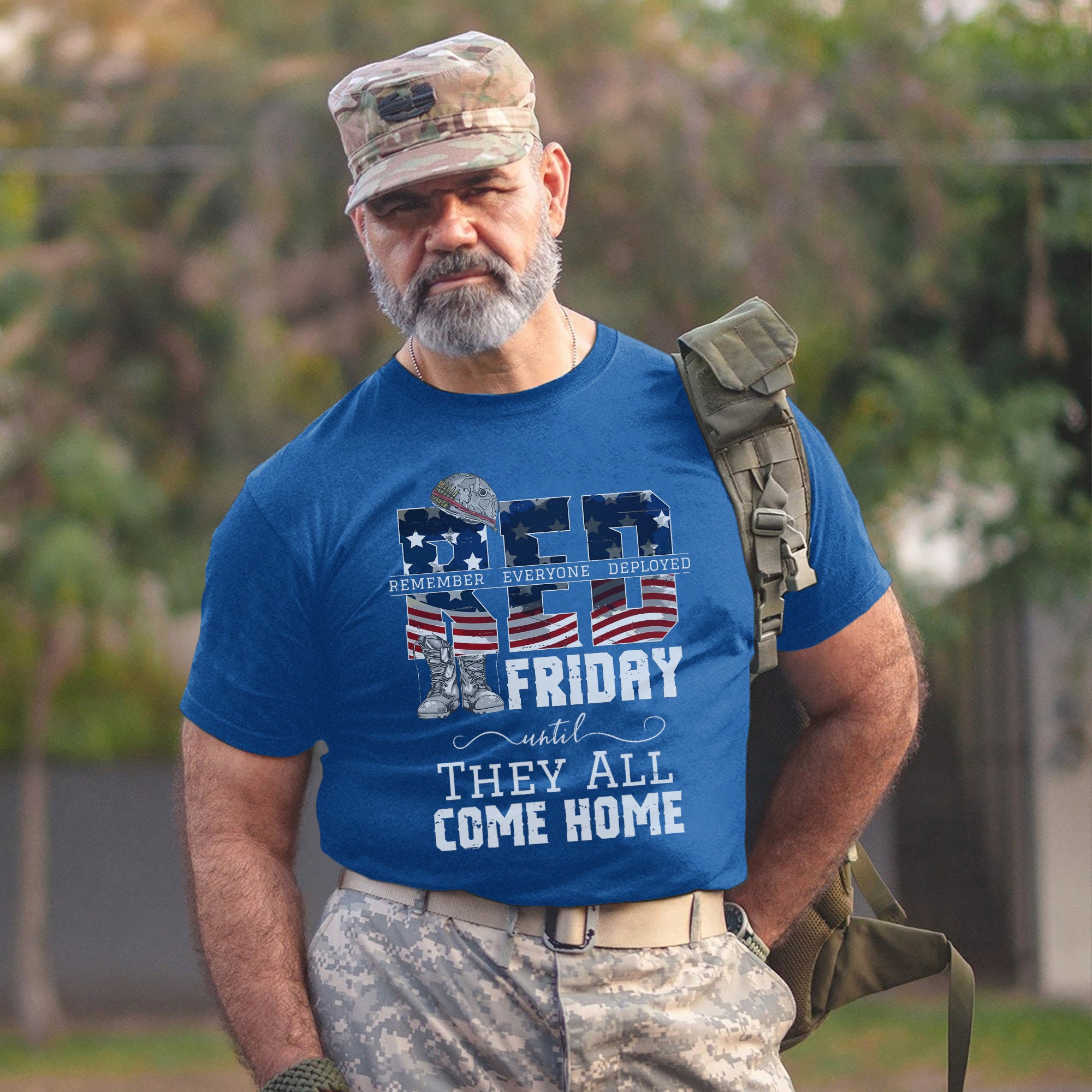 RED Friday Remember Everyone Deployed Until They All Come Home Standing Strong for Our Heroes T-Shirt