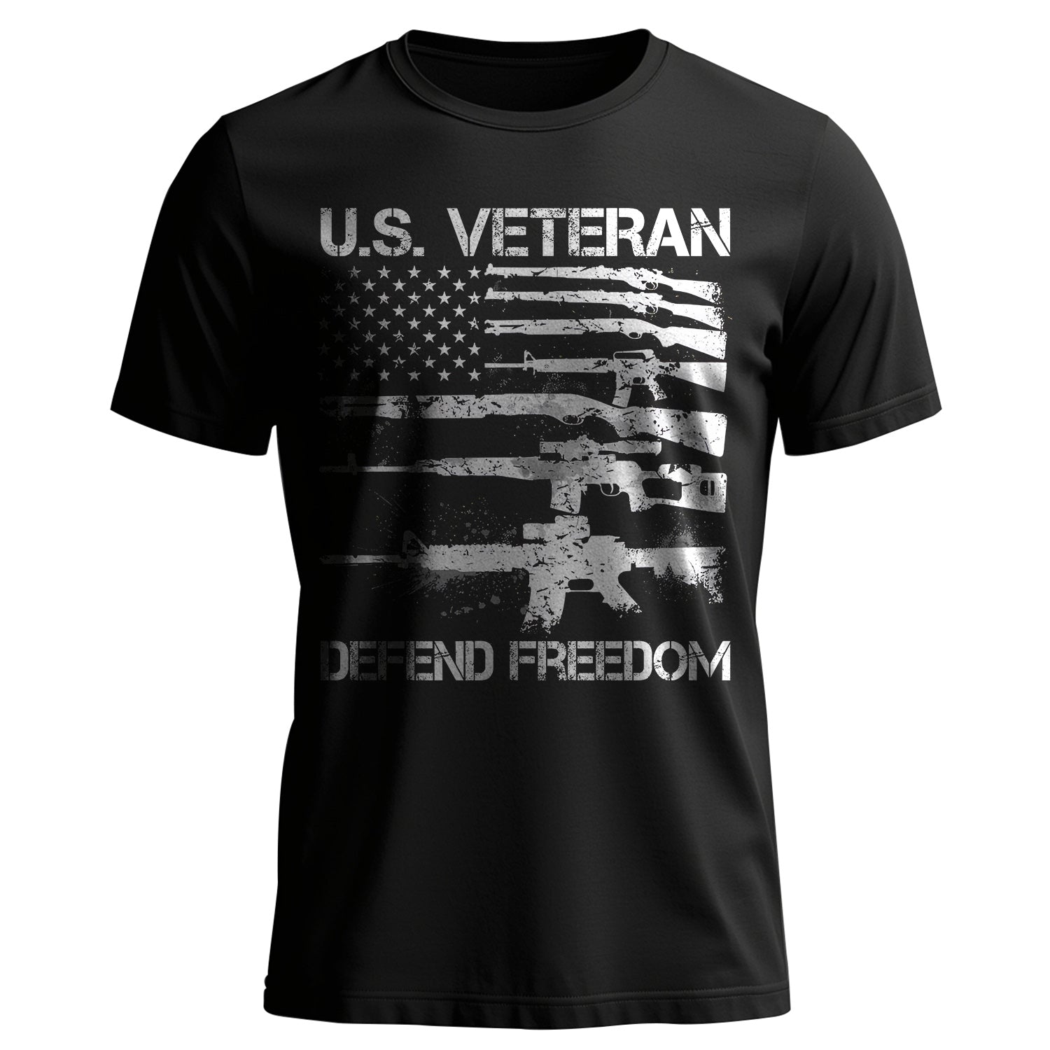 Defend Freedom U.S. Veteran Proudly Served T-Shirt
