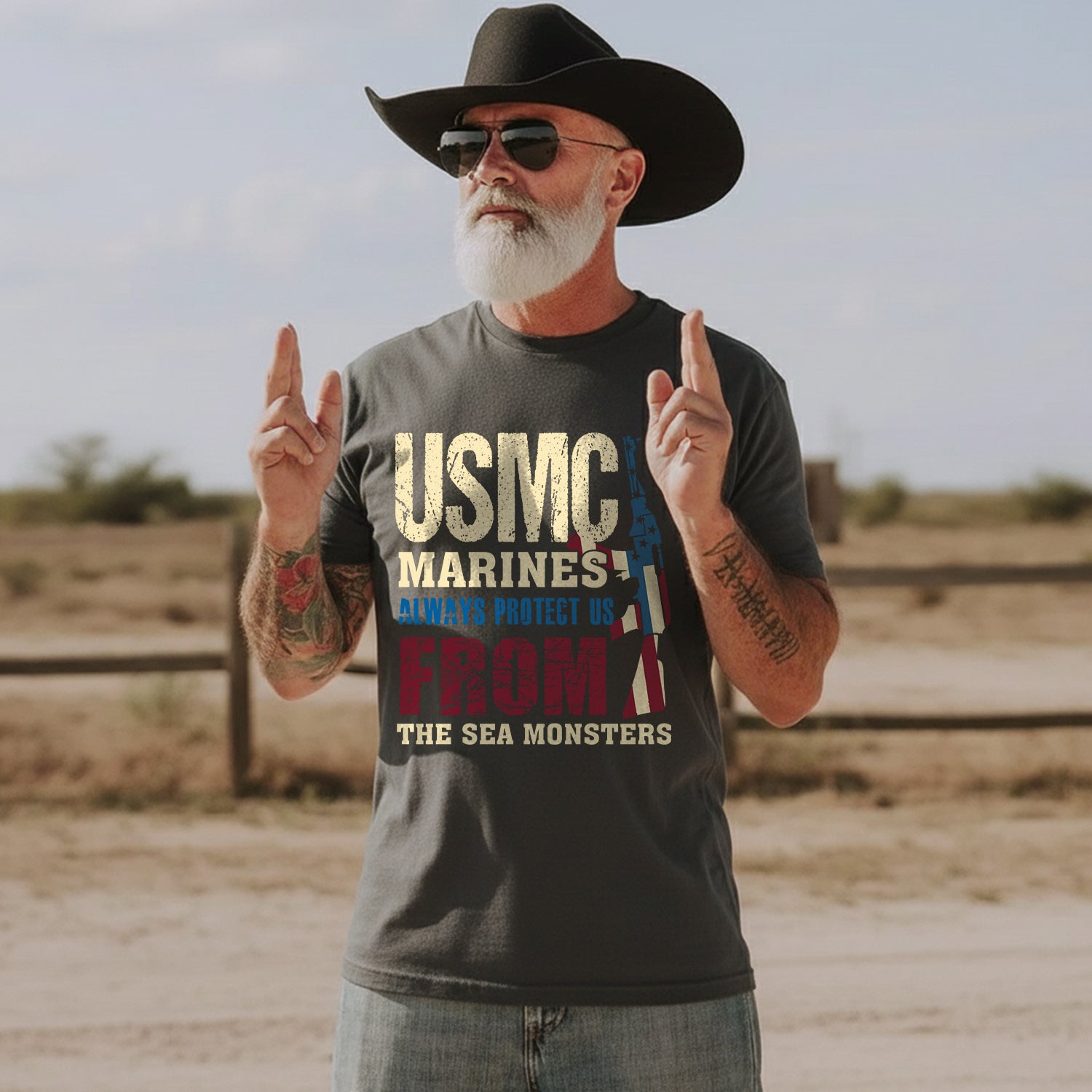 USMC Marines Always Protect Us from the T-Shirt