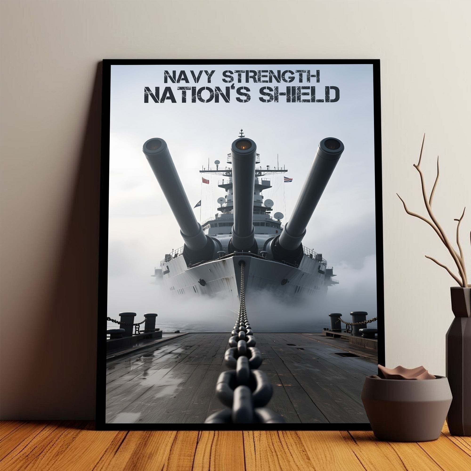 Navy Strength Defending Freedom Poster Secondary image