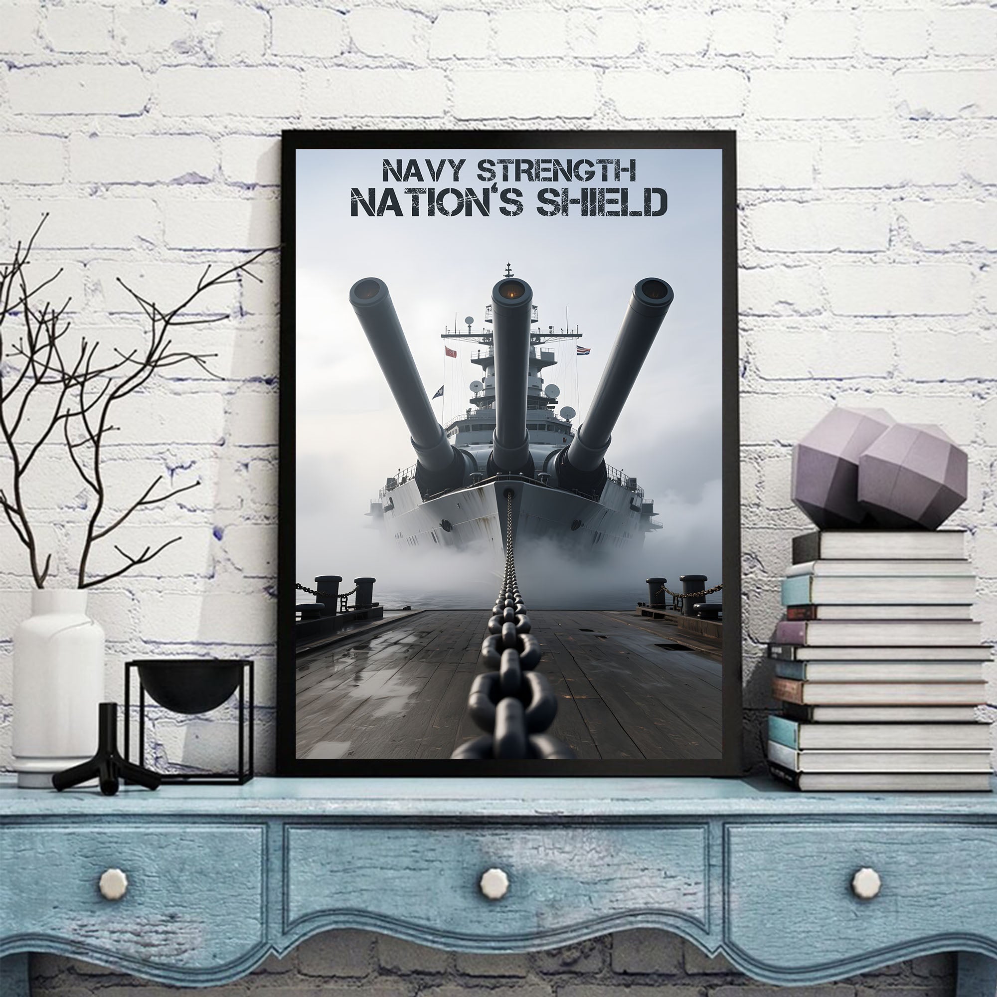 Navy Strength Defending Freedom Poster