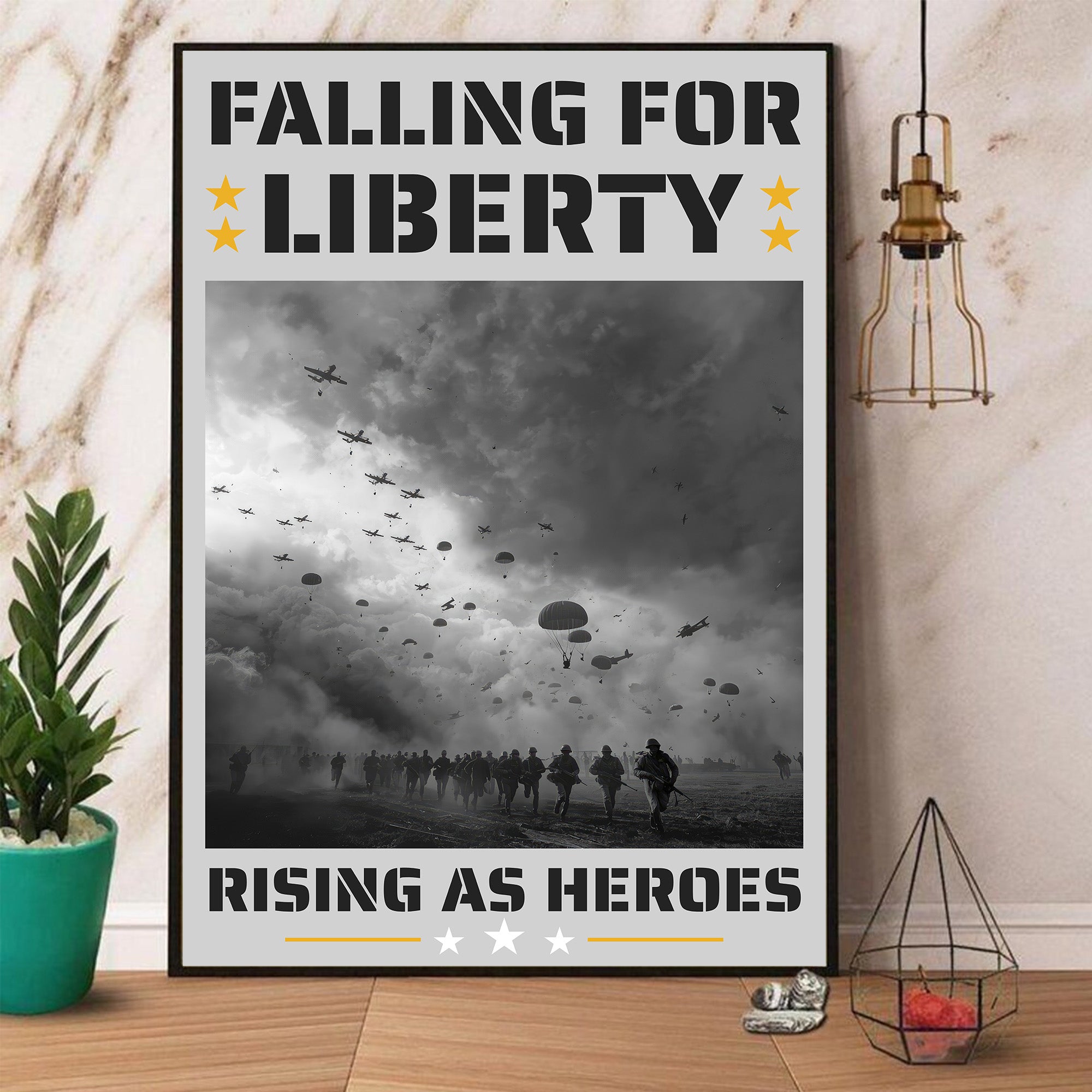 Honoring the Brave Heroes of Freedom Poster