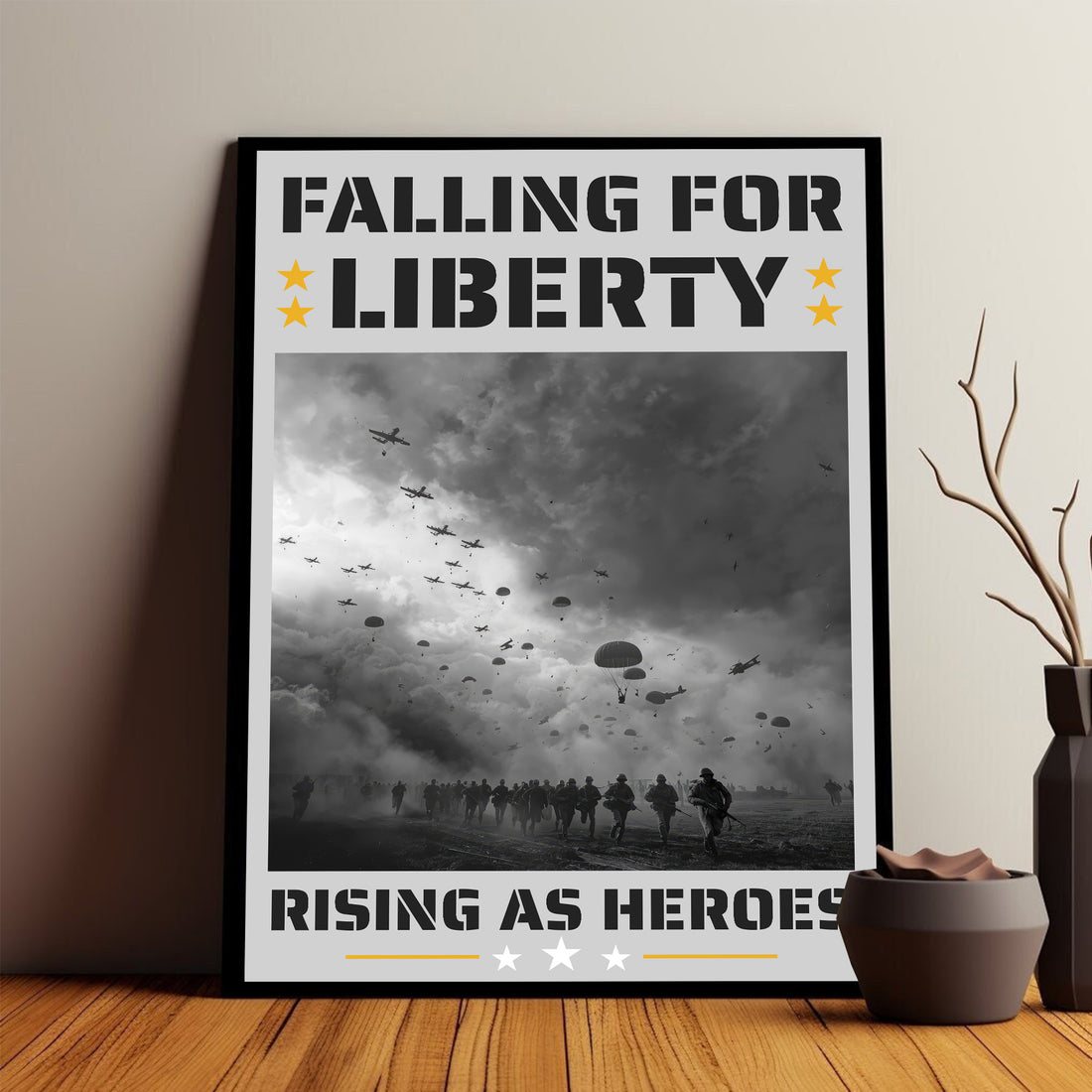 Honoring the Brave Heroes of Freedom Poster