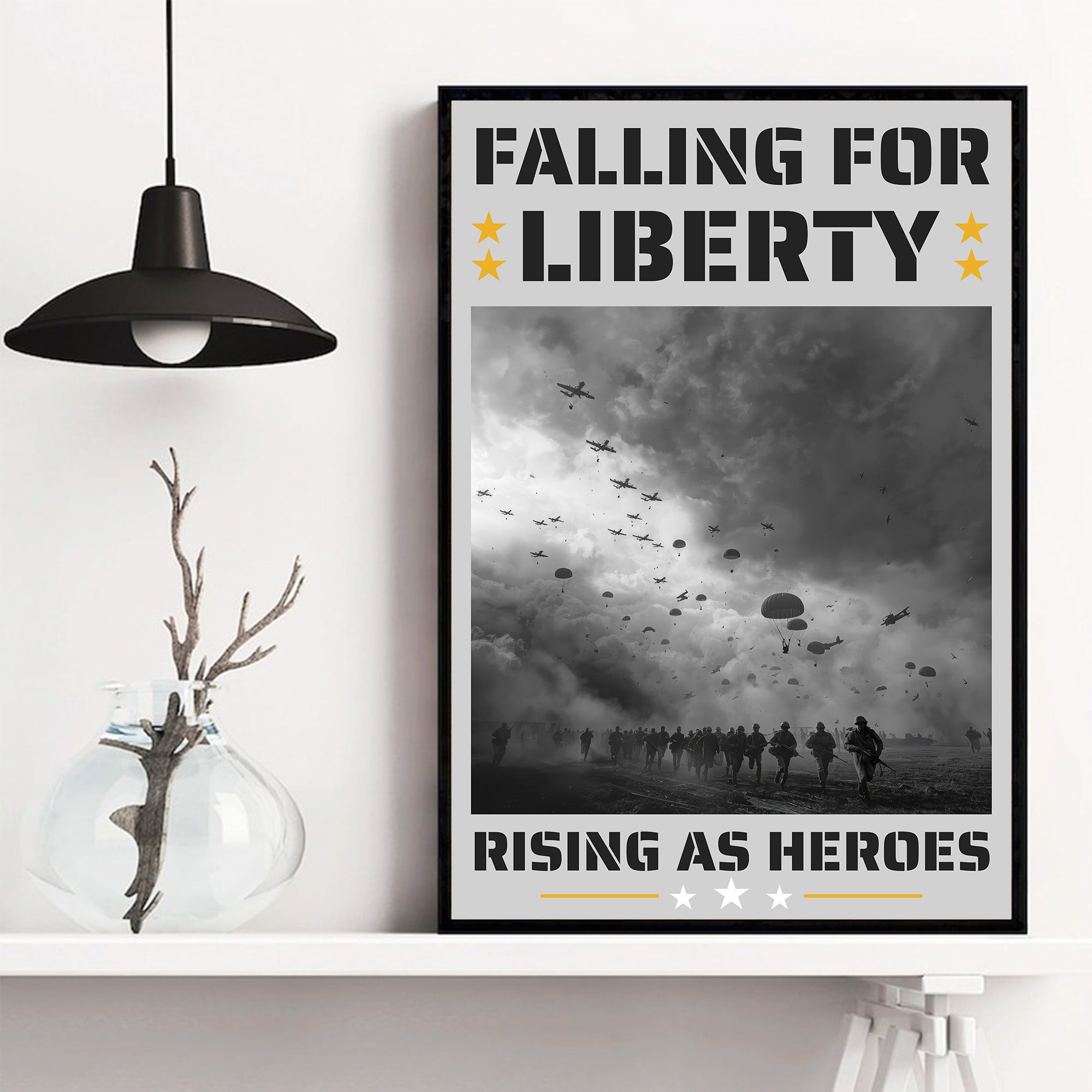 Honoring the Brave Heroes of Freedom Poster