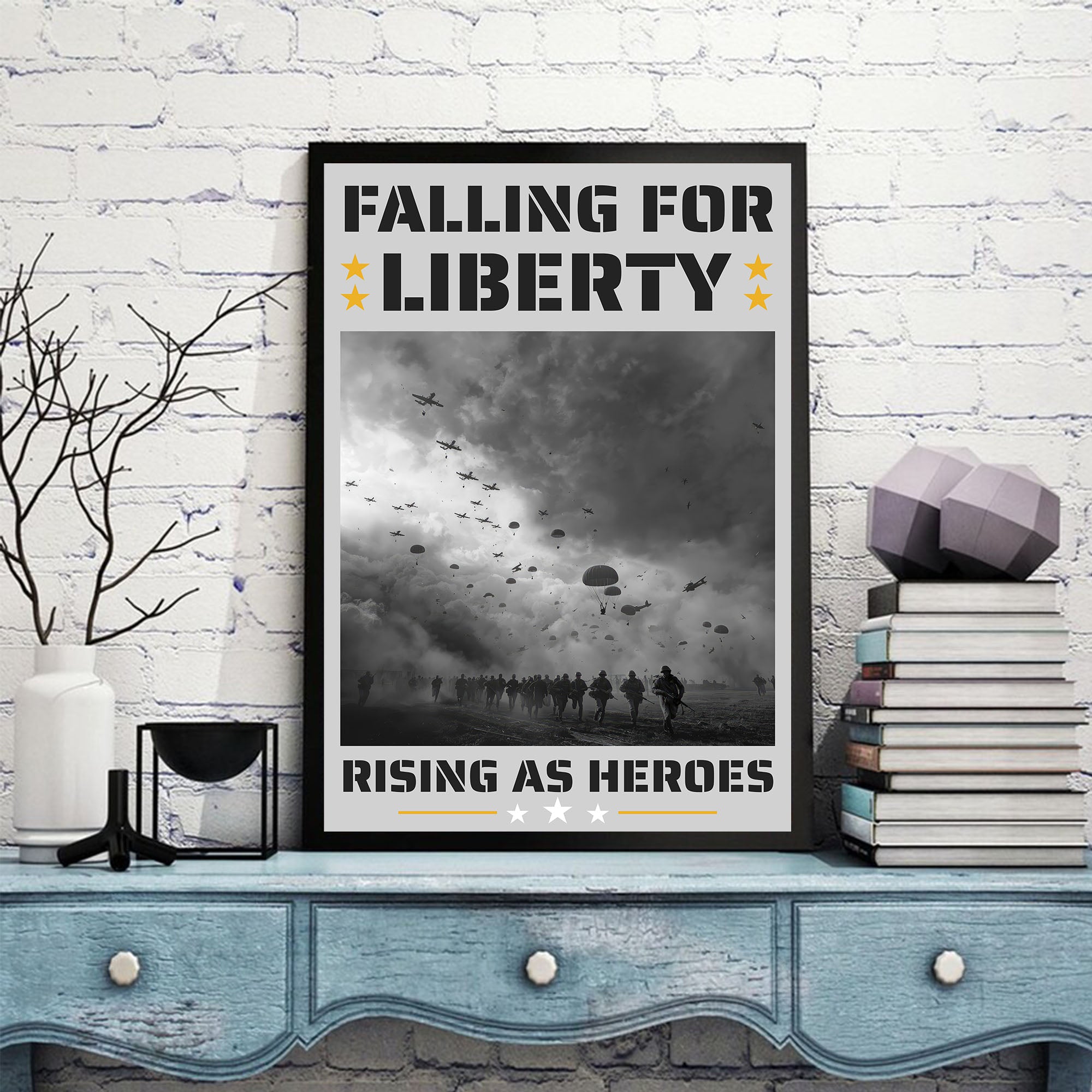 Honoring the Brave Heroes of Freedom Poster