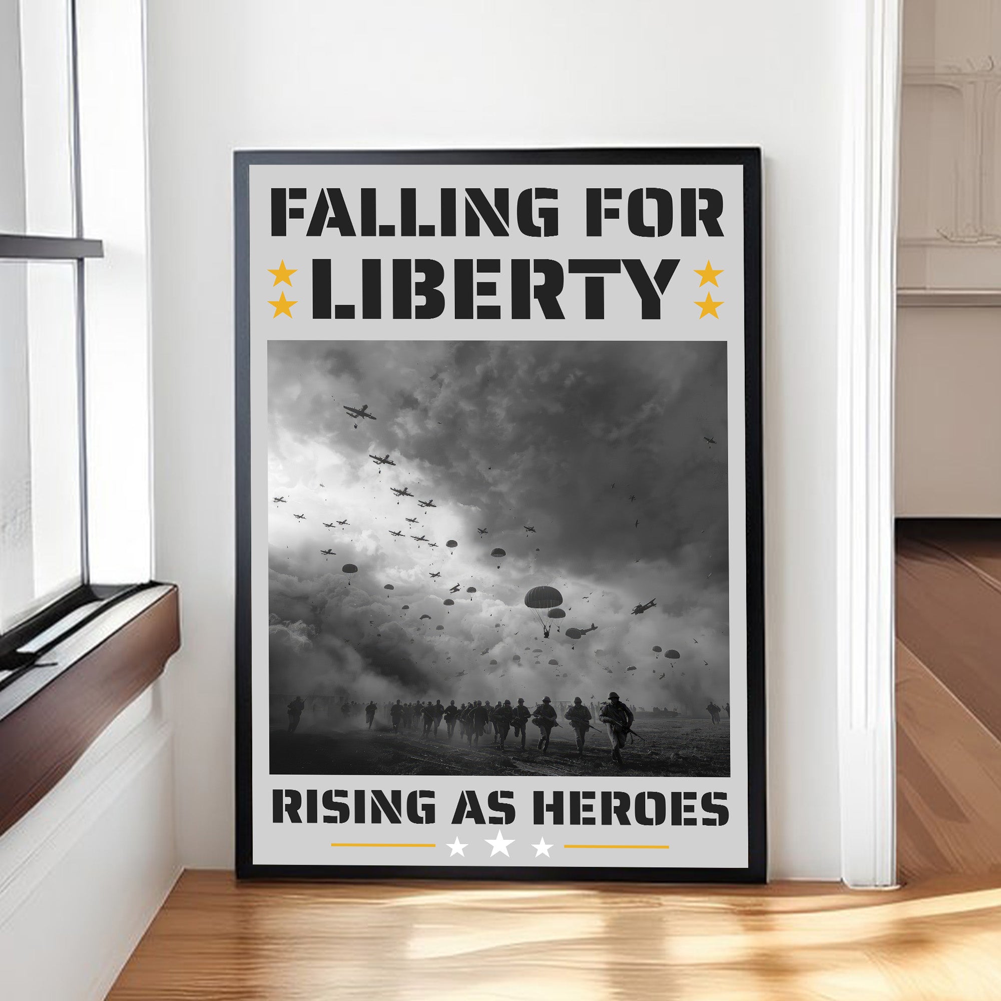 Honoring the Brave Heroes of Freedom Poster