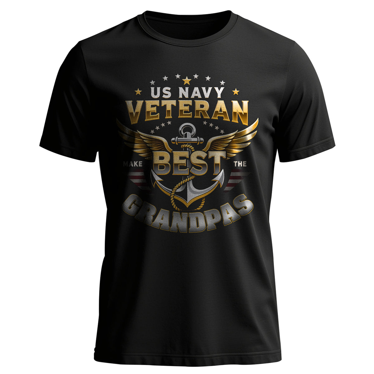US Navy Veteran Make the Best Grandpas T-Shirt Main image