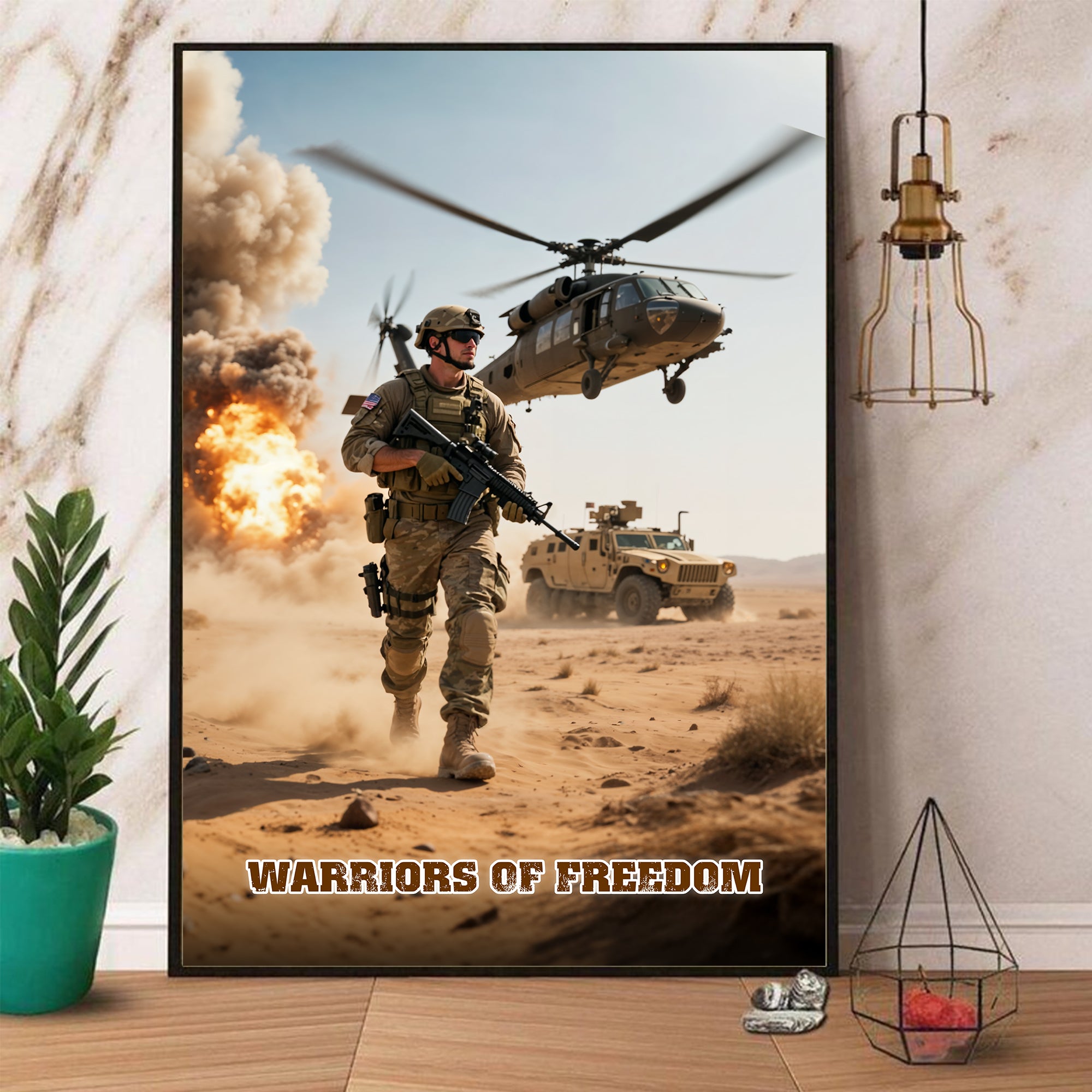 U.S. Military Defenders of Liberty Poster