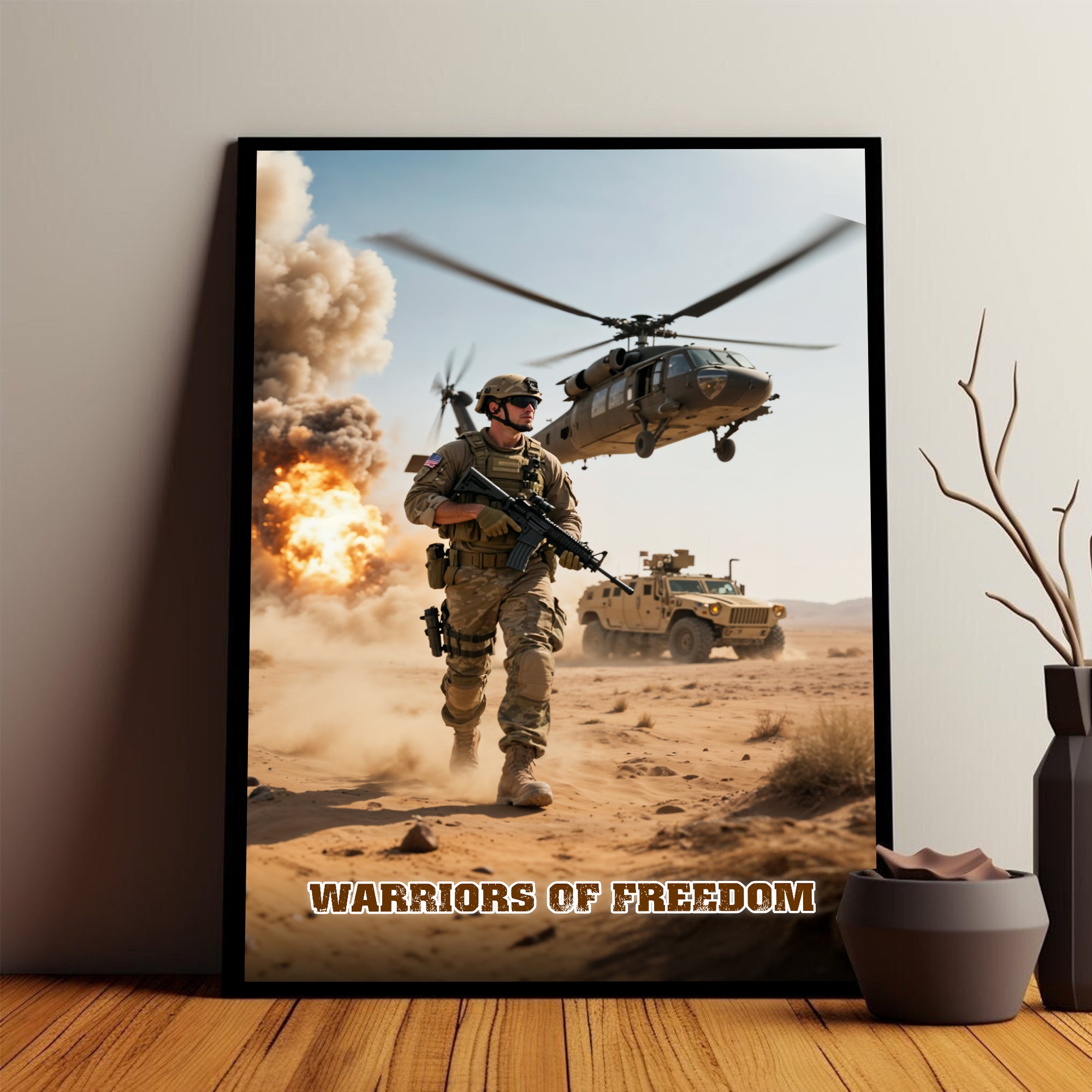 U.S. Military Defenders of Liberty Poster