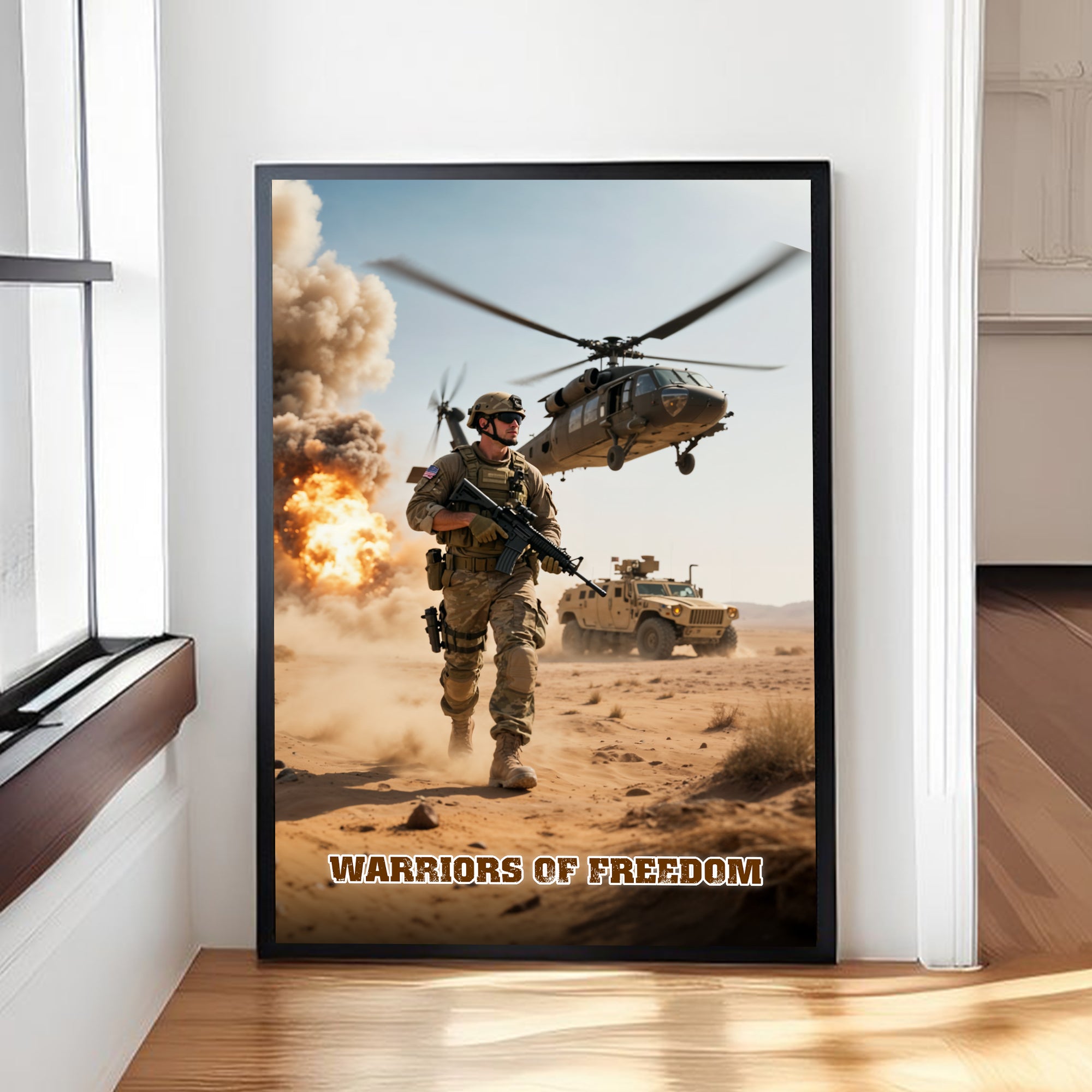 U.S. Military Defenders of Liberty Poster