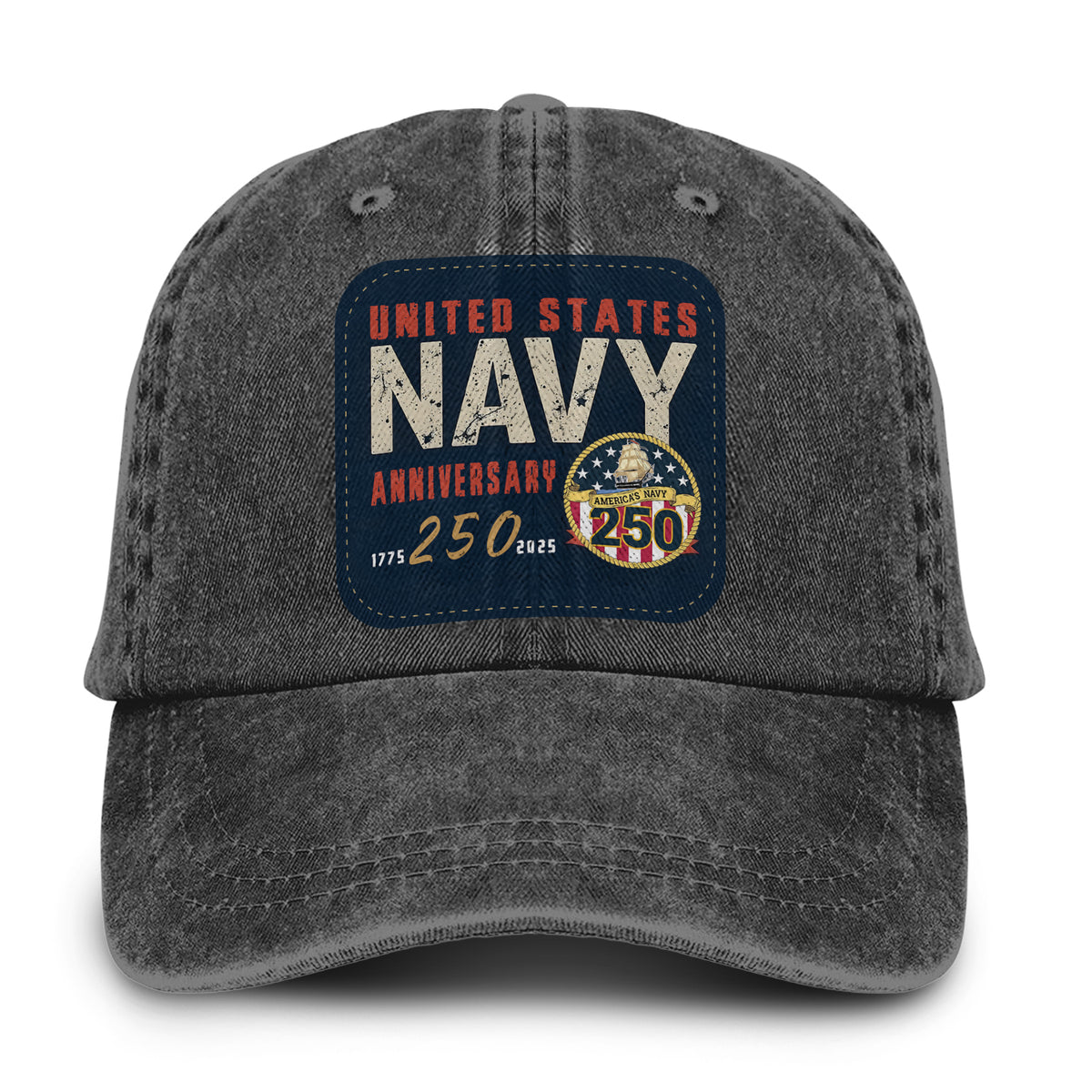 U.S. Navy 250th Anniversary Baseball Cap Main image