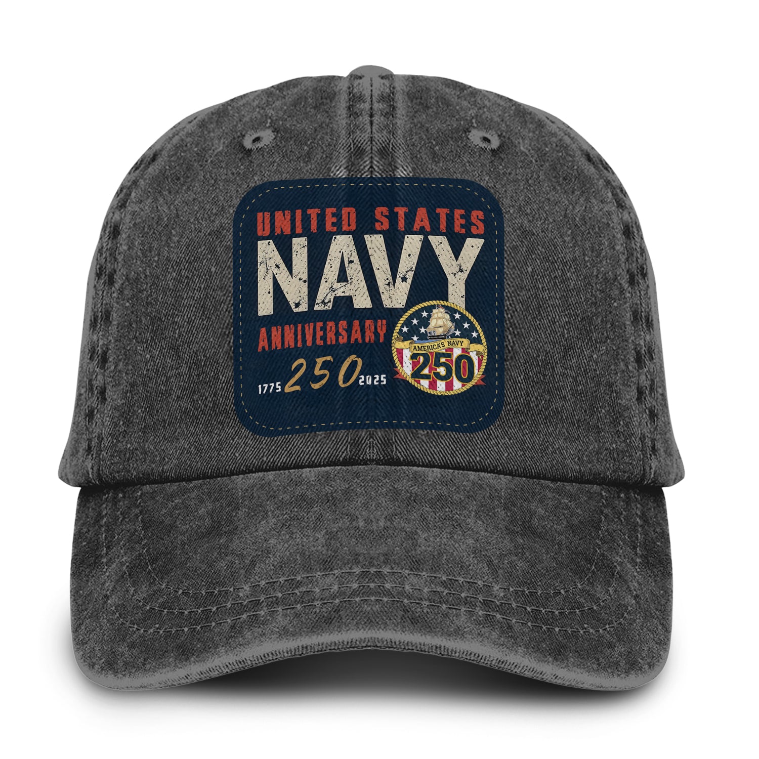 U.S. Navy 250th Anniversary Baseball Cap