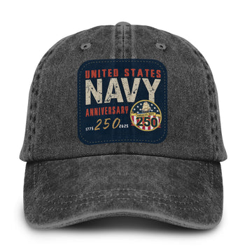 U.S. Navy 250th Anniversary Baseball Cap