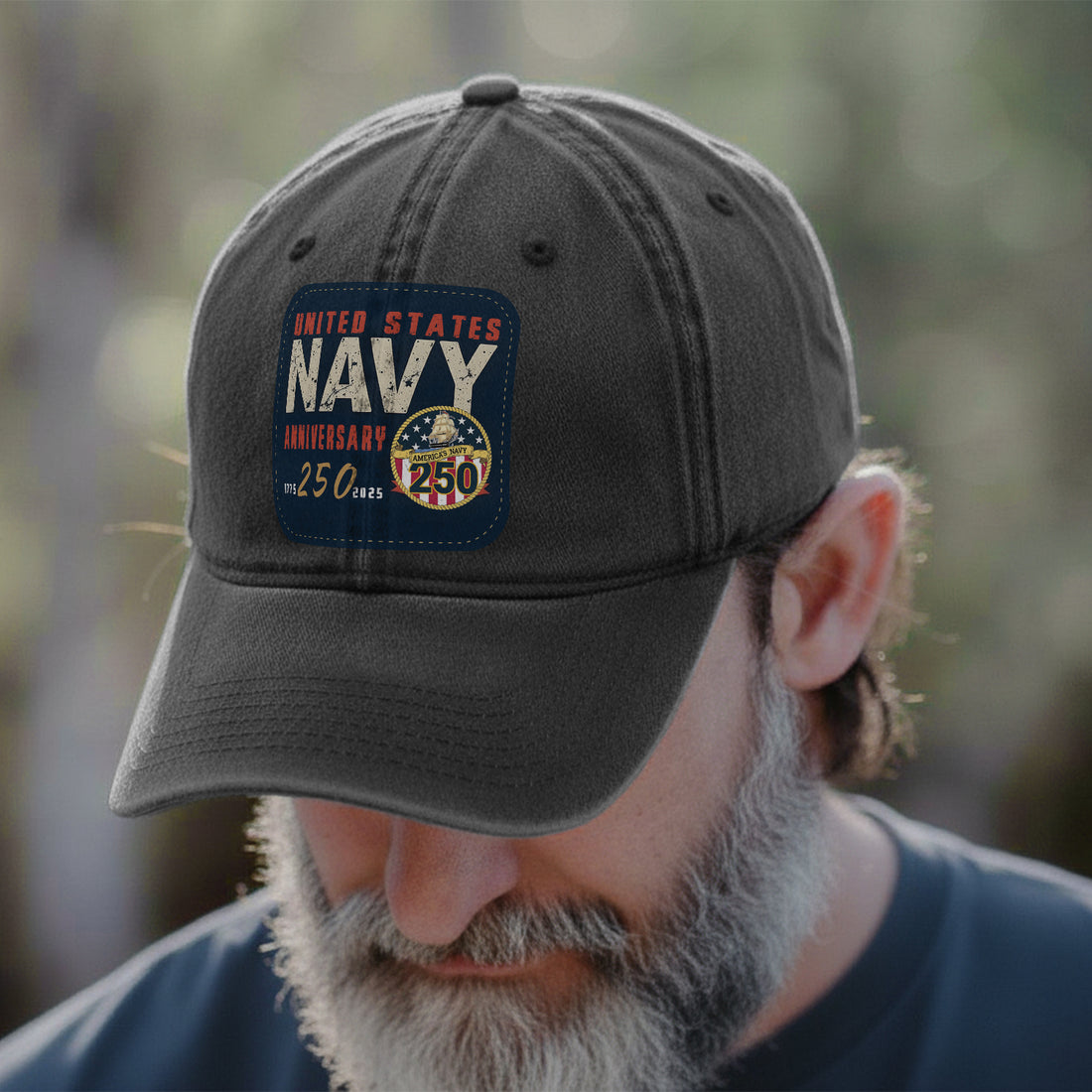 U.S. Navy 250th Anniversary Baseball Cap