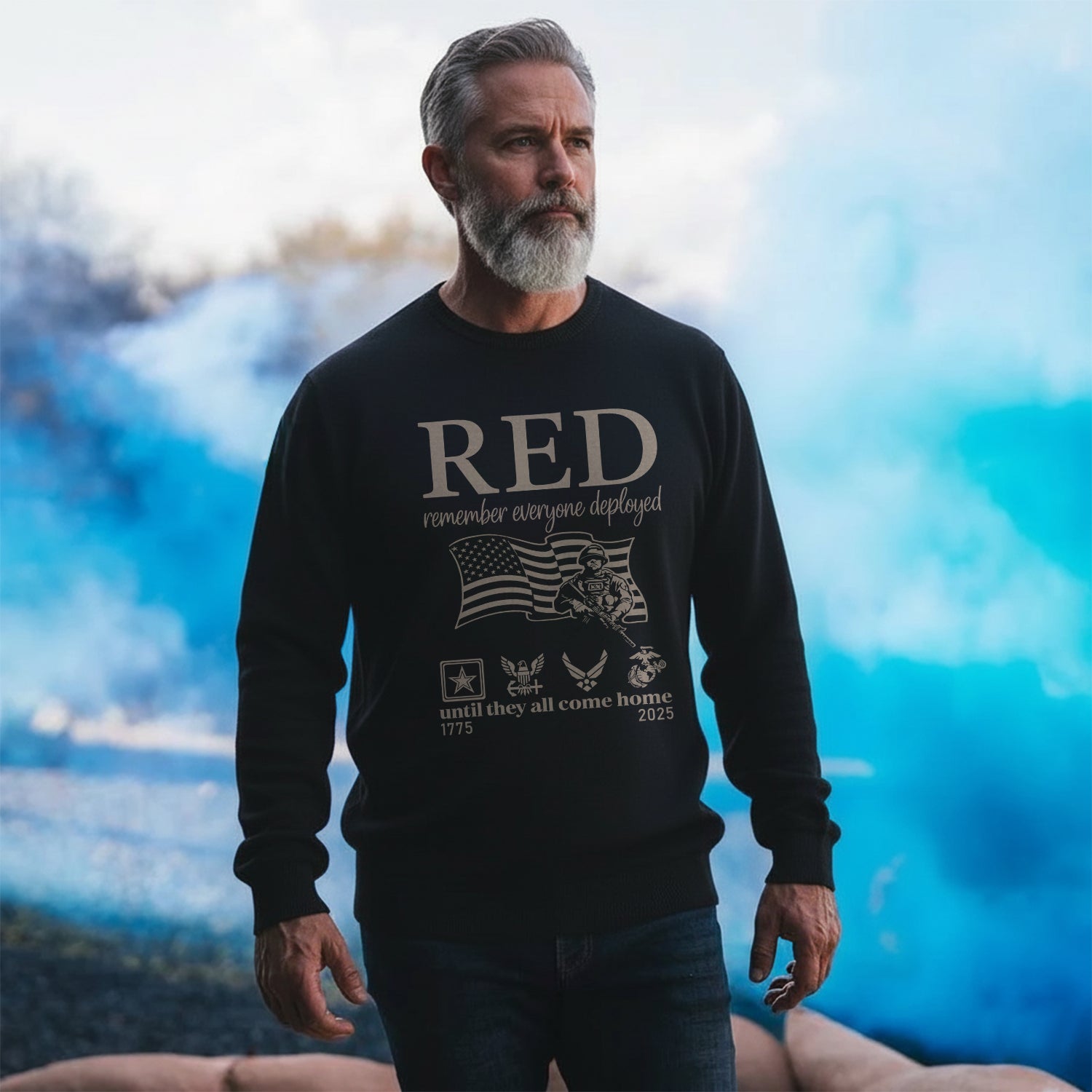 RED Remember Everyone Deployed Until Sweatshirt