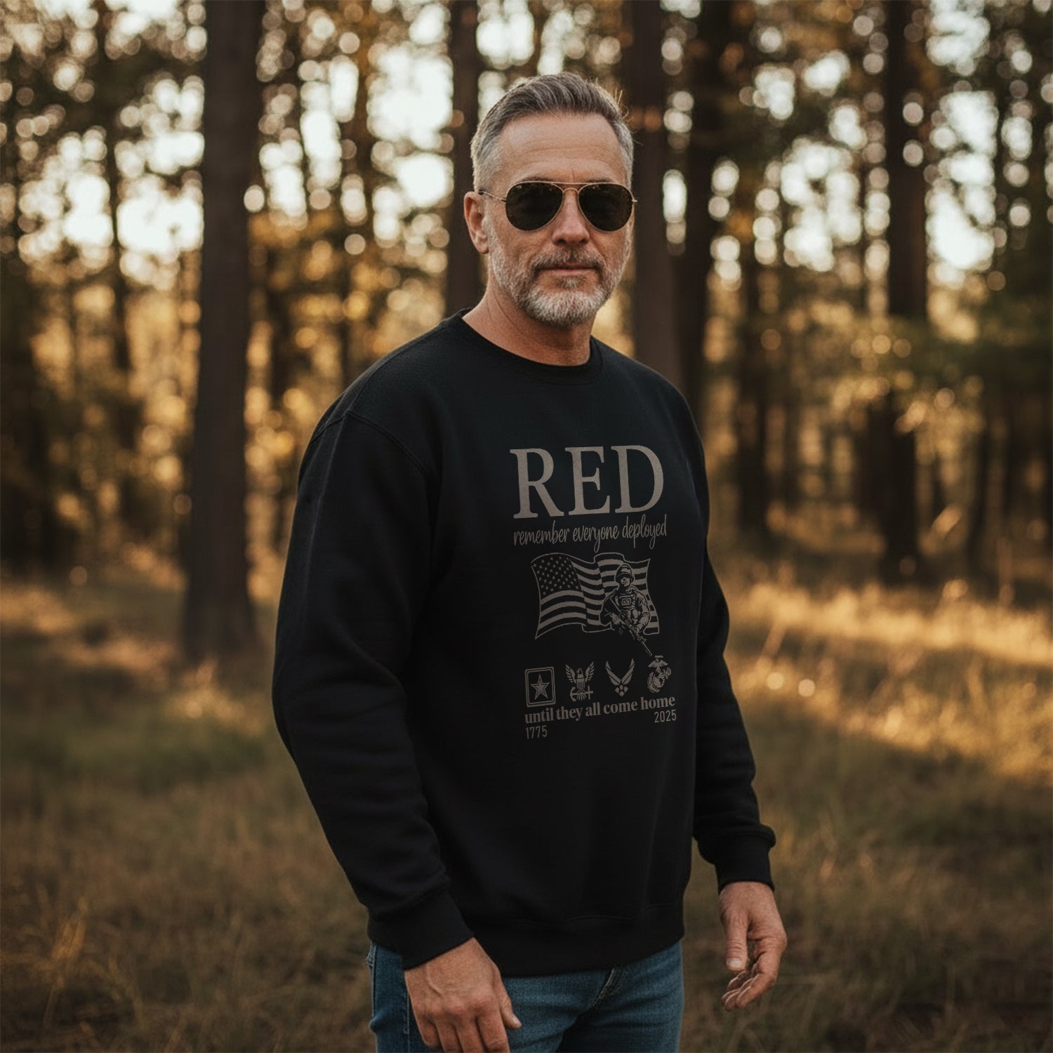 RED Remember Everyone Deployed Until Sweatshirt
