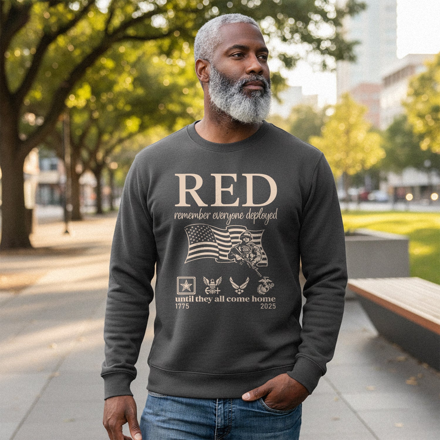RED Remember Everyone Deployed Until Sweatshirt
