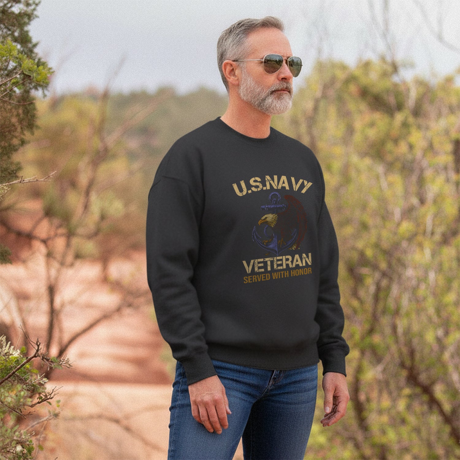 Served with Honor U.S. Navy Veteran Sweatshirt