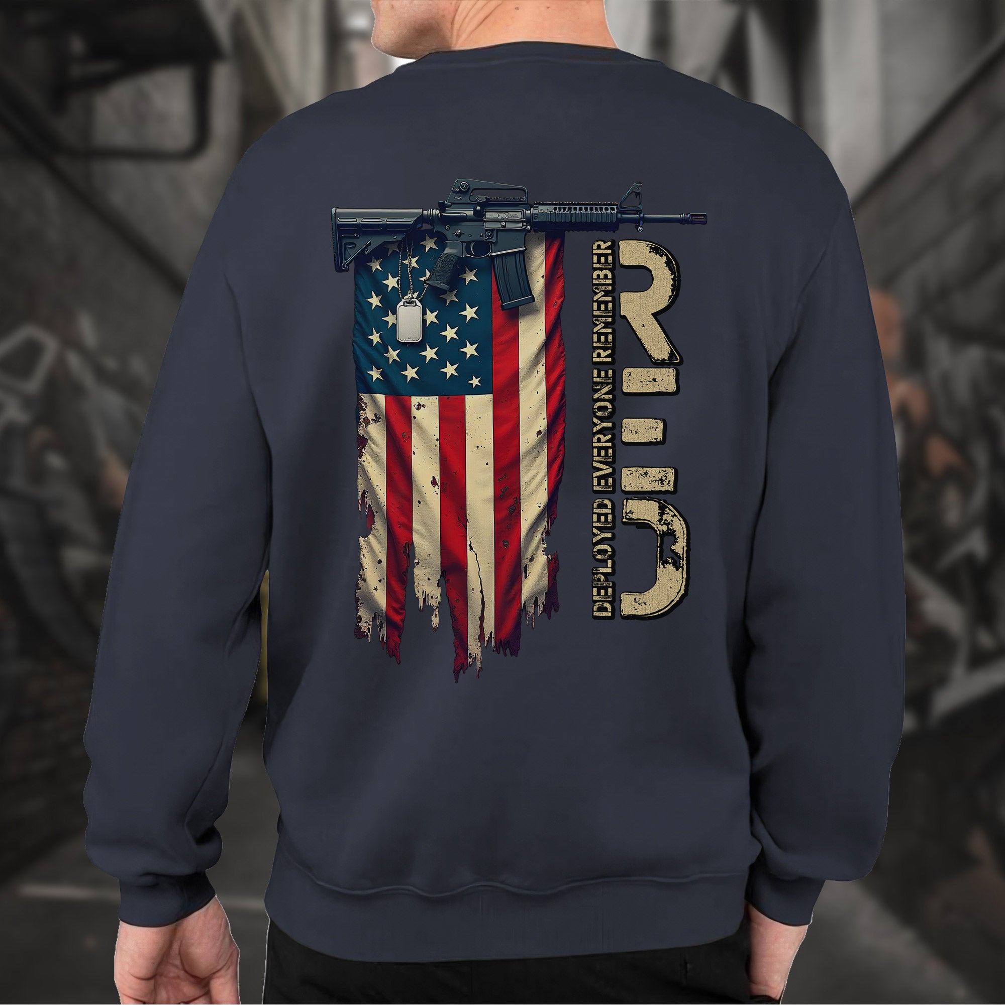 RED Remember Everyone Deployed Standing Sweatshirt