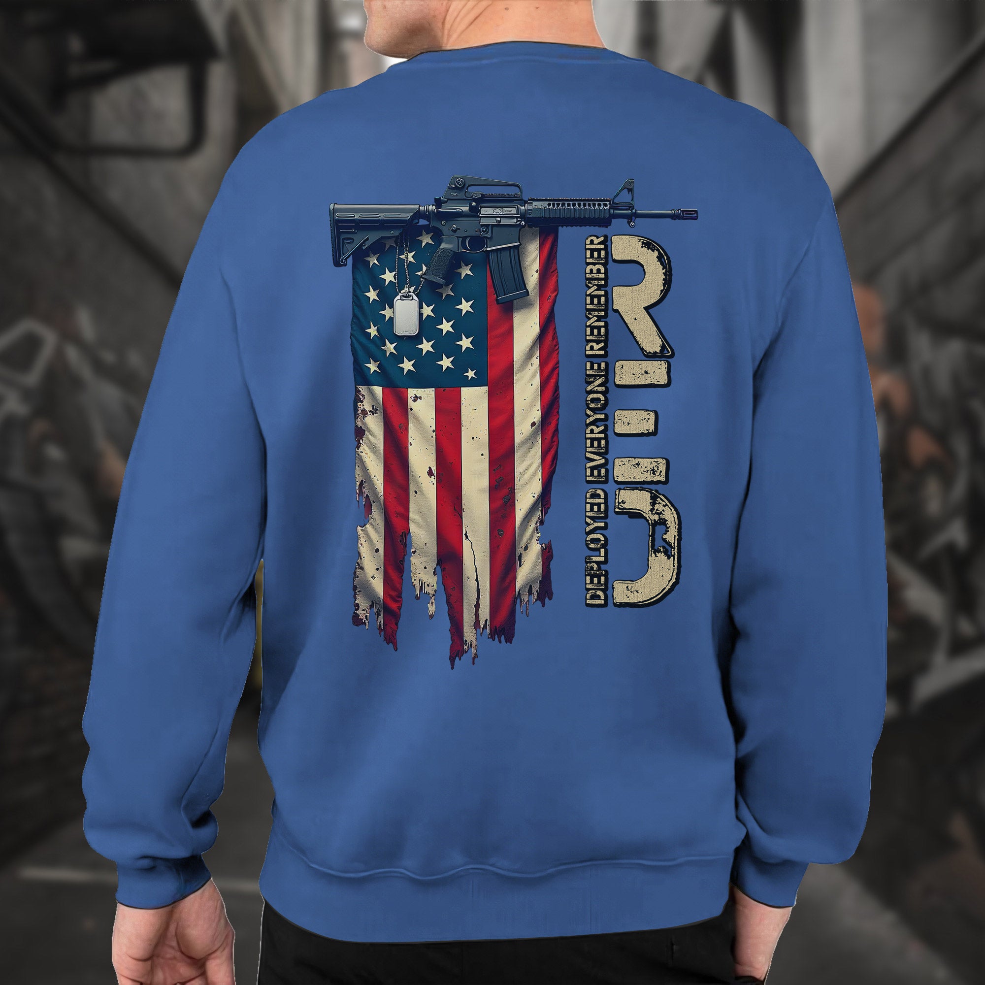 RED Remember Everyone Deployed Standing Sweatshirt