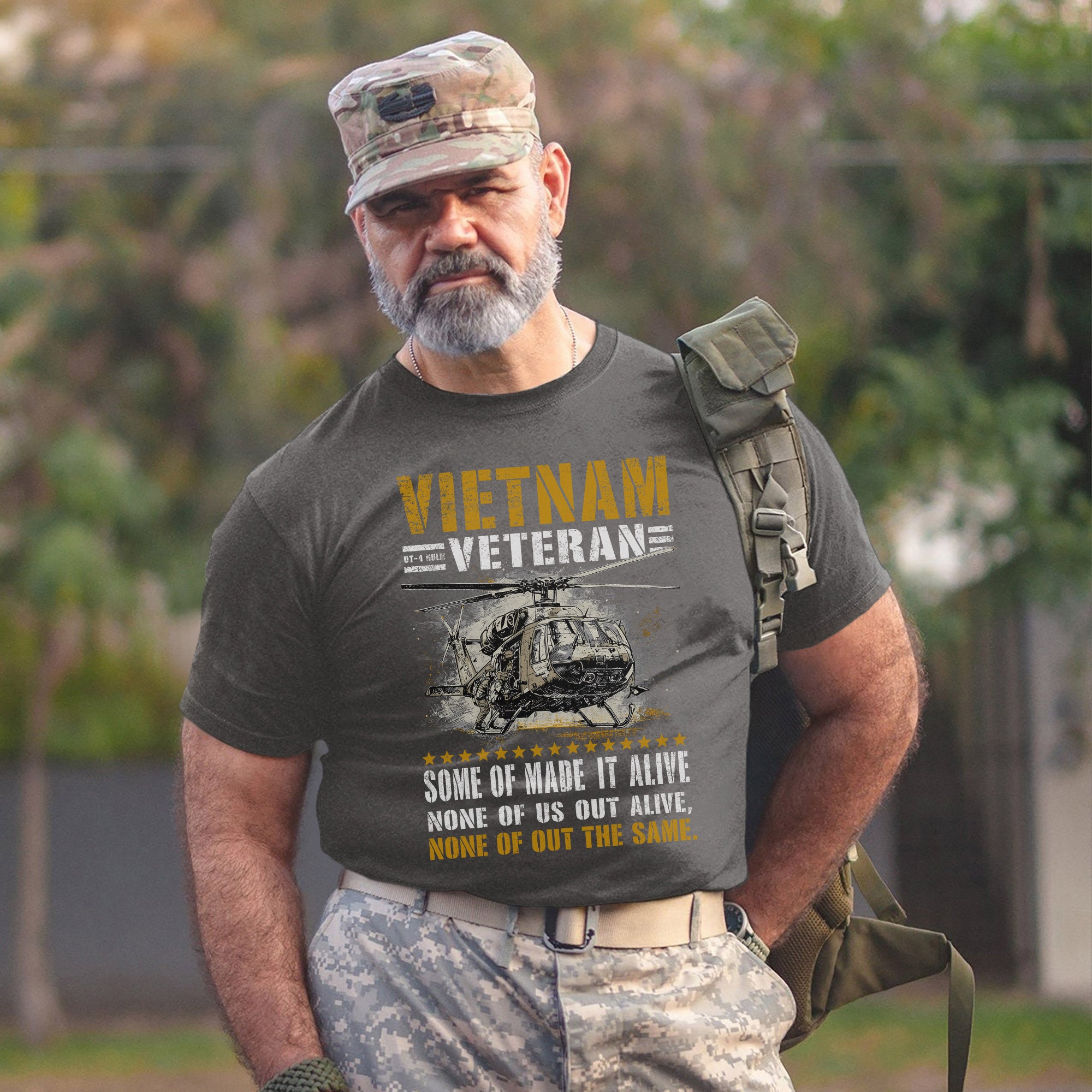 Vietnam Veteran Some of Us Made It Out T-Shirt