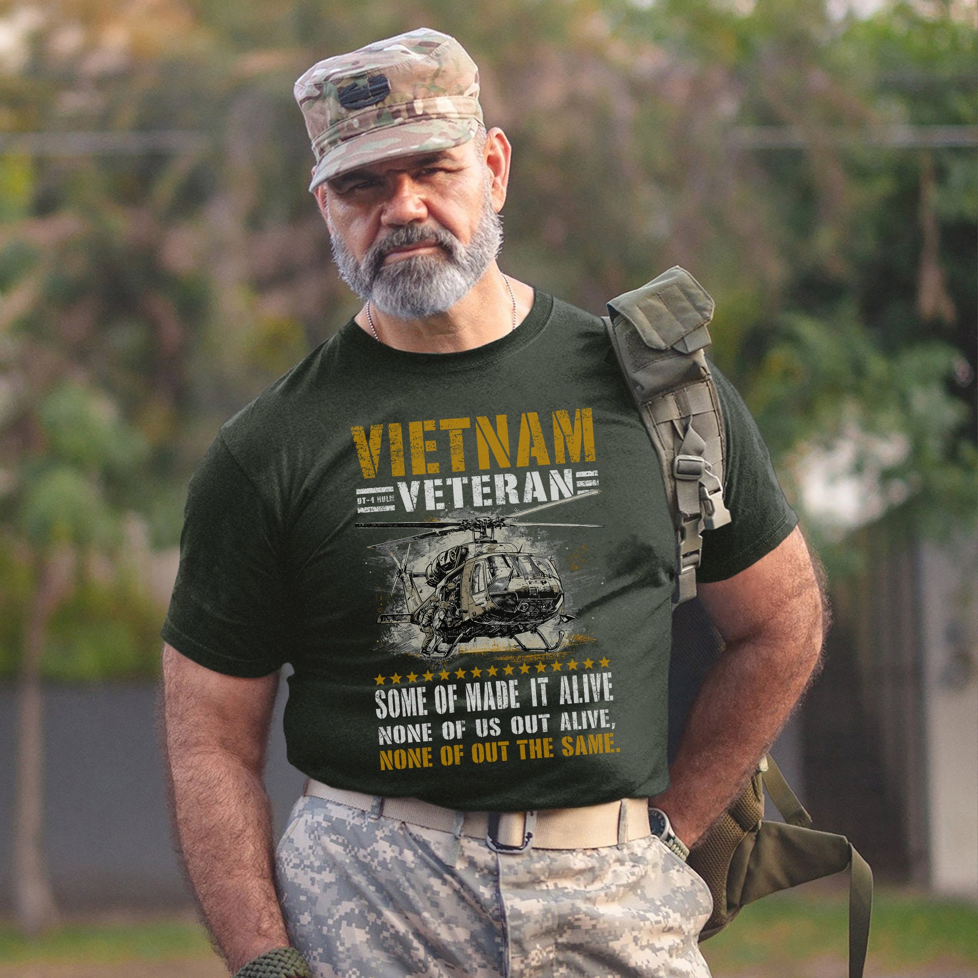 Vietnam Veteran Some of Us Made It Out T-Shirt