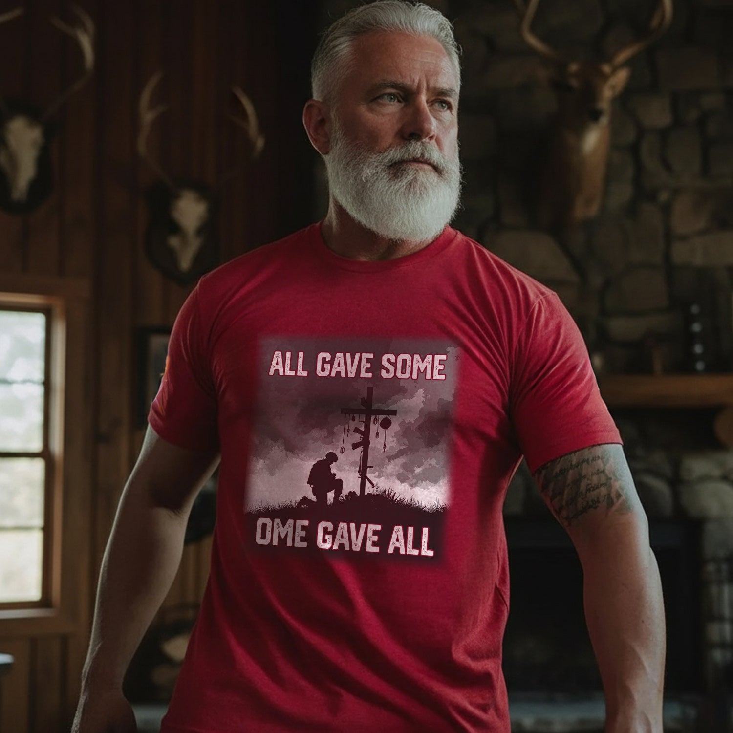 All Gave Some Some Gave All Honoring the Sacrifice of Veterans Who Paid the Price for Freedom T-Shirt Secondary image