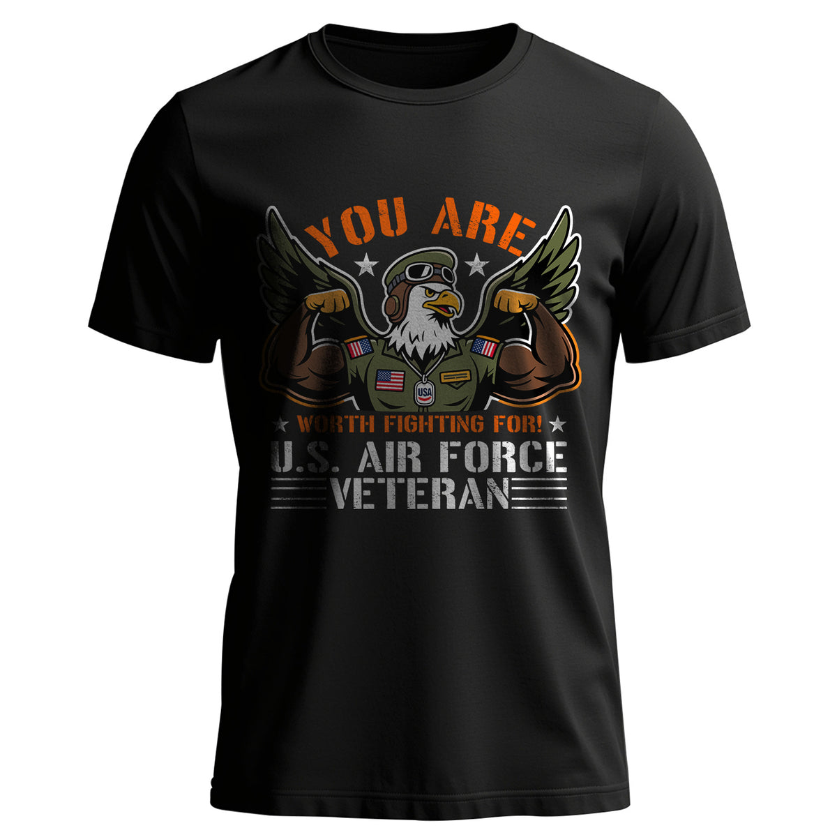 You Are Worth Fighting For U.S. Air Force T-Shirt Main image