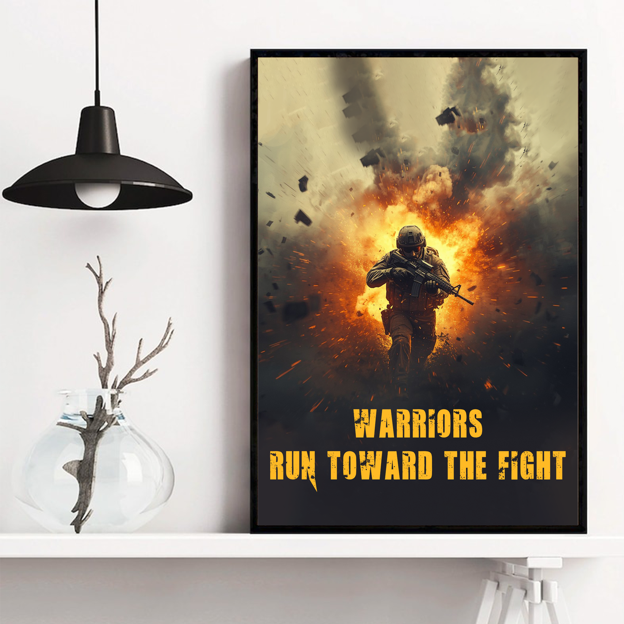 Brave Veterans Leading the Charge Poster