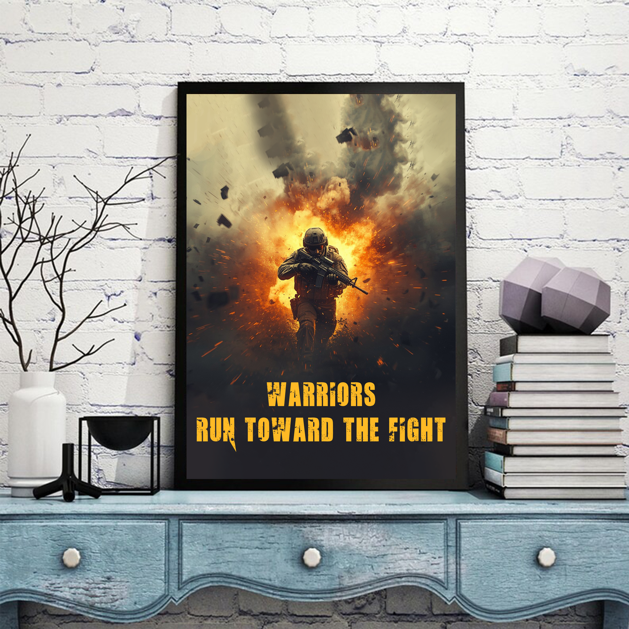 Brave Veterans Leading the Charge Poster