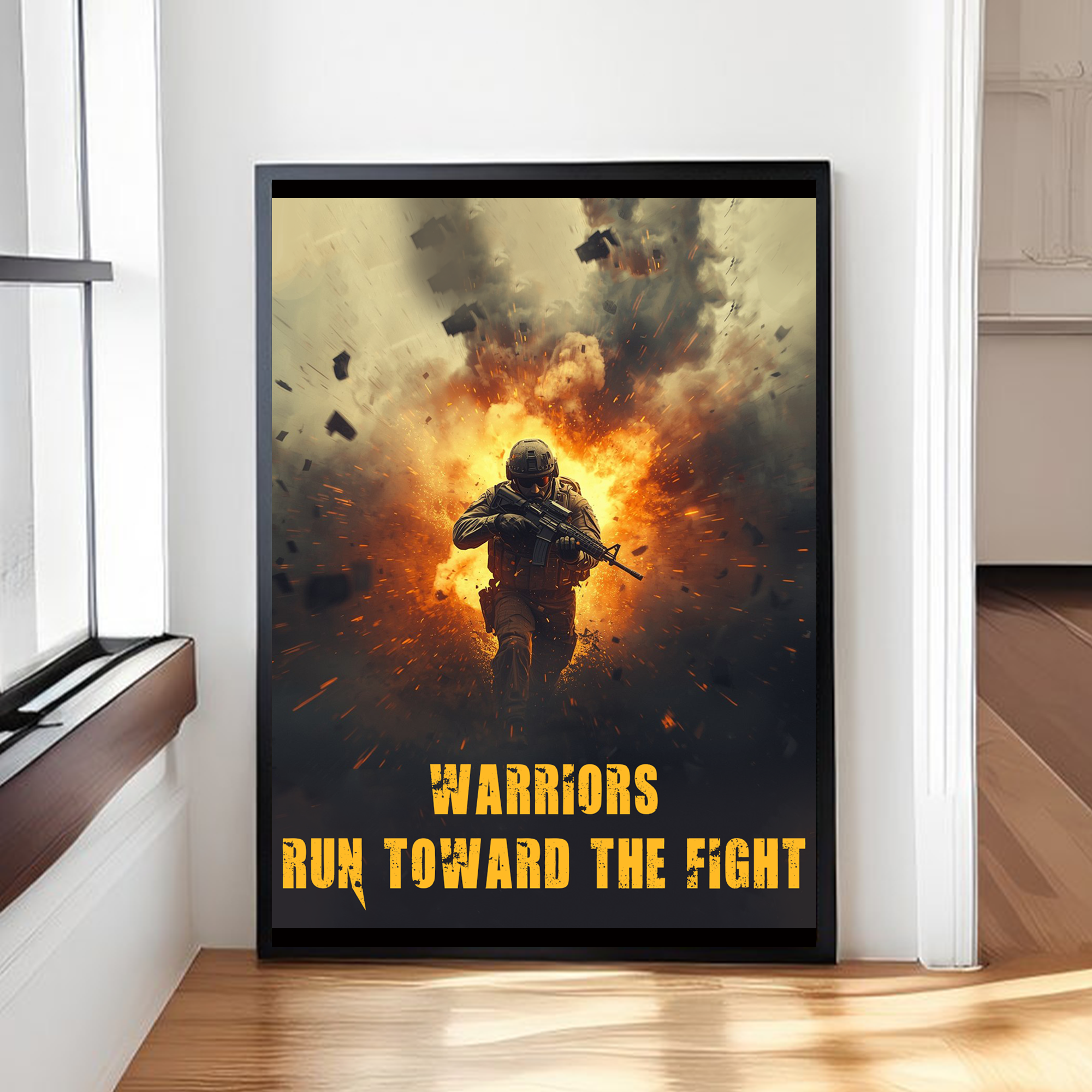 Brave Veterans Leading the Charge Poster