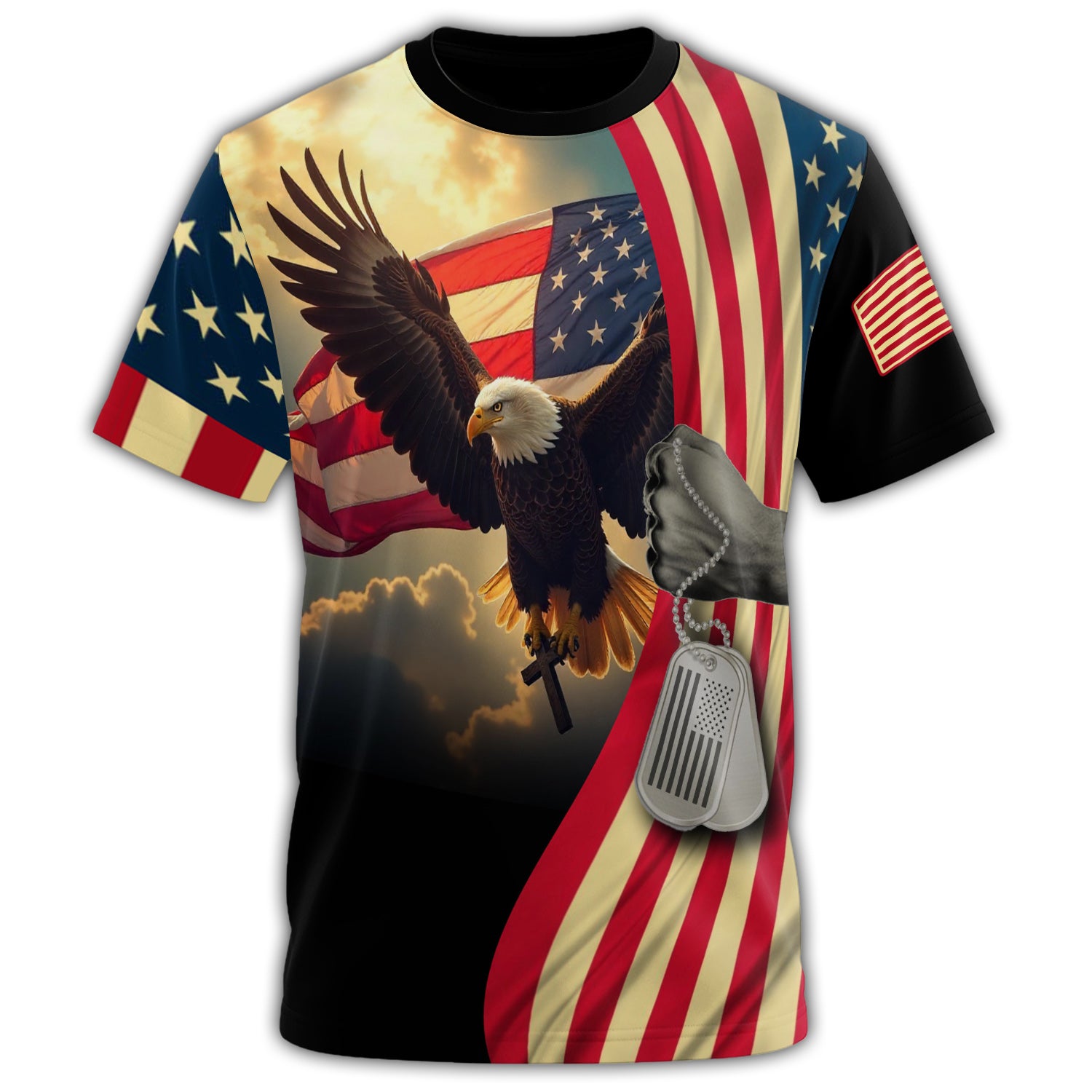 Faith Gives Strength All-over Print T-Shirt Secondary image