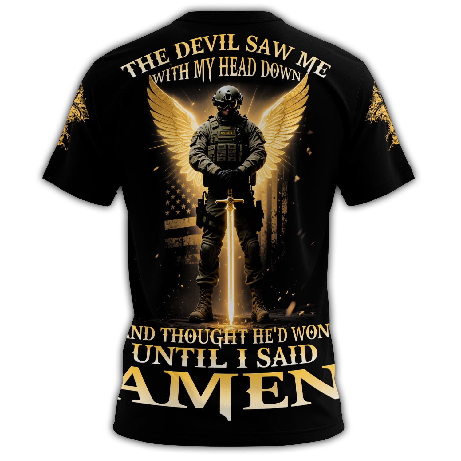 The Devil Saw Me with My All-over Print T-Shirt