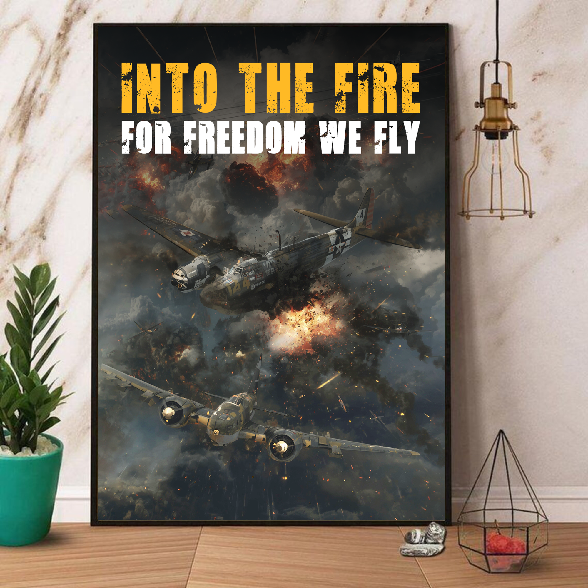 Brave U.S Veterans Soaring With Honor Poster