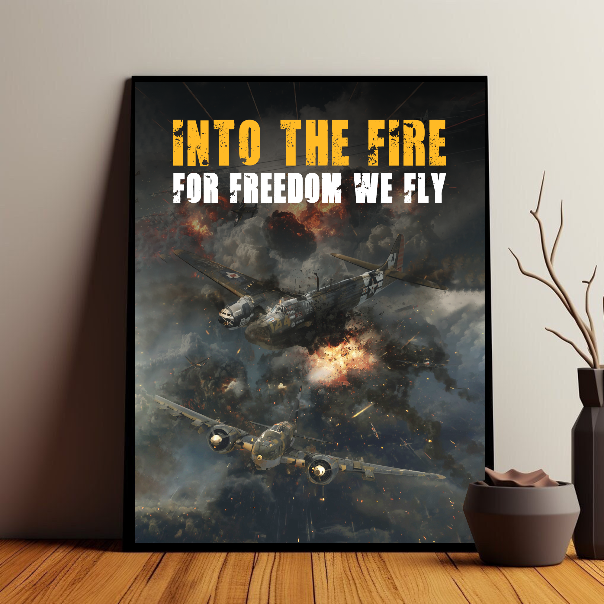 Brave U.S Veterans Soaring With Honor Poster