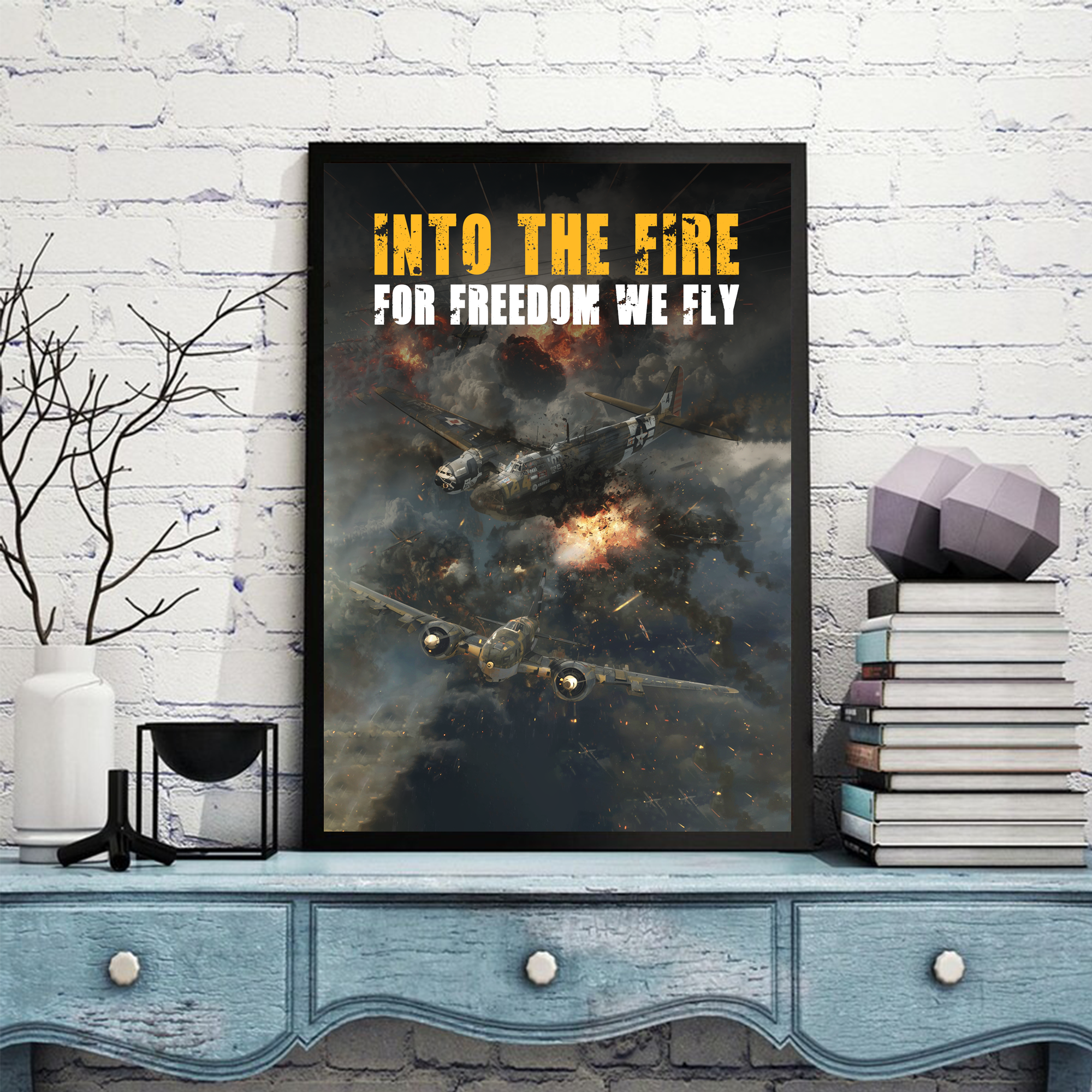 Brave U.S Veterans Soaring With Honor Poster