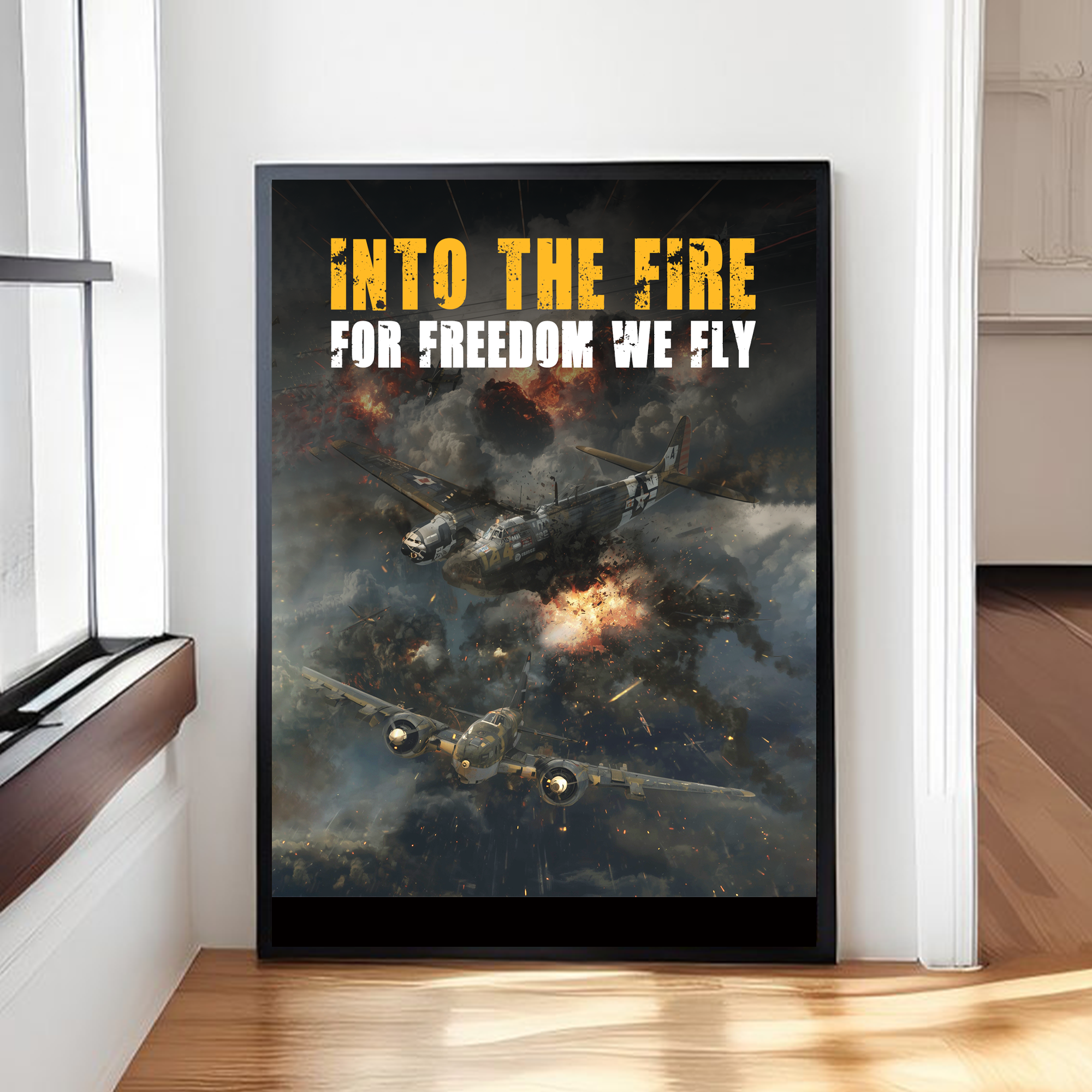 Brave U.S Veterans Soaring With Honor Poster