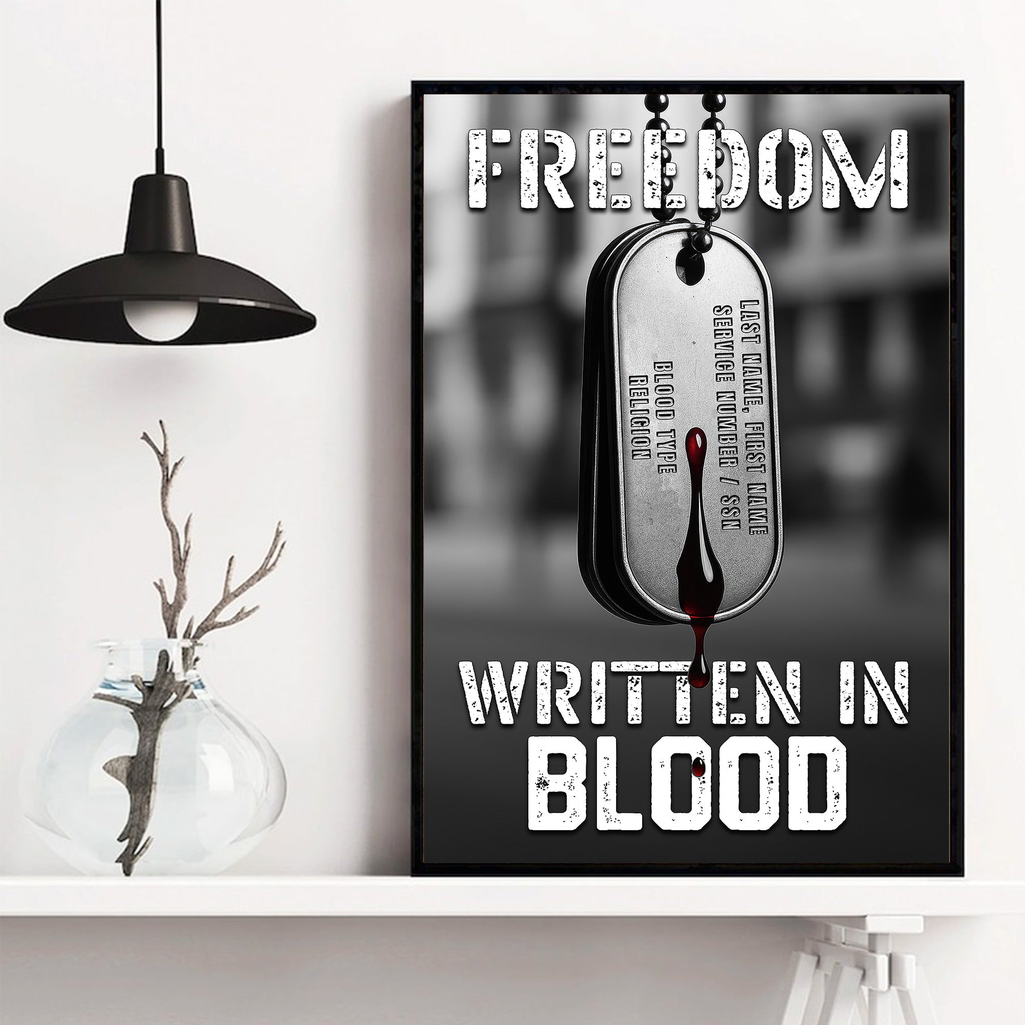 Veteran Pride Personalized Poster