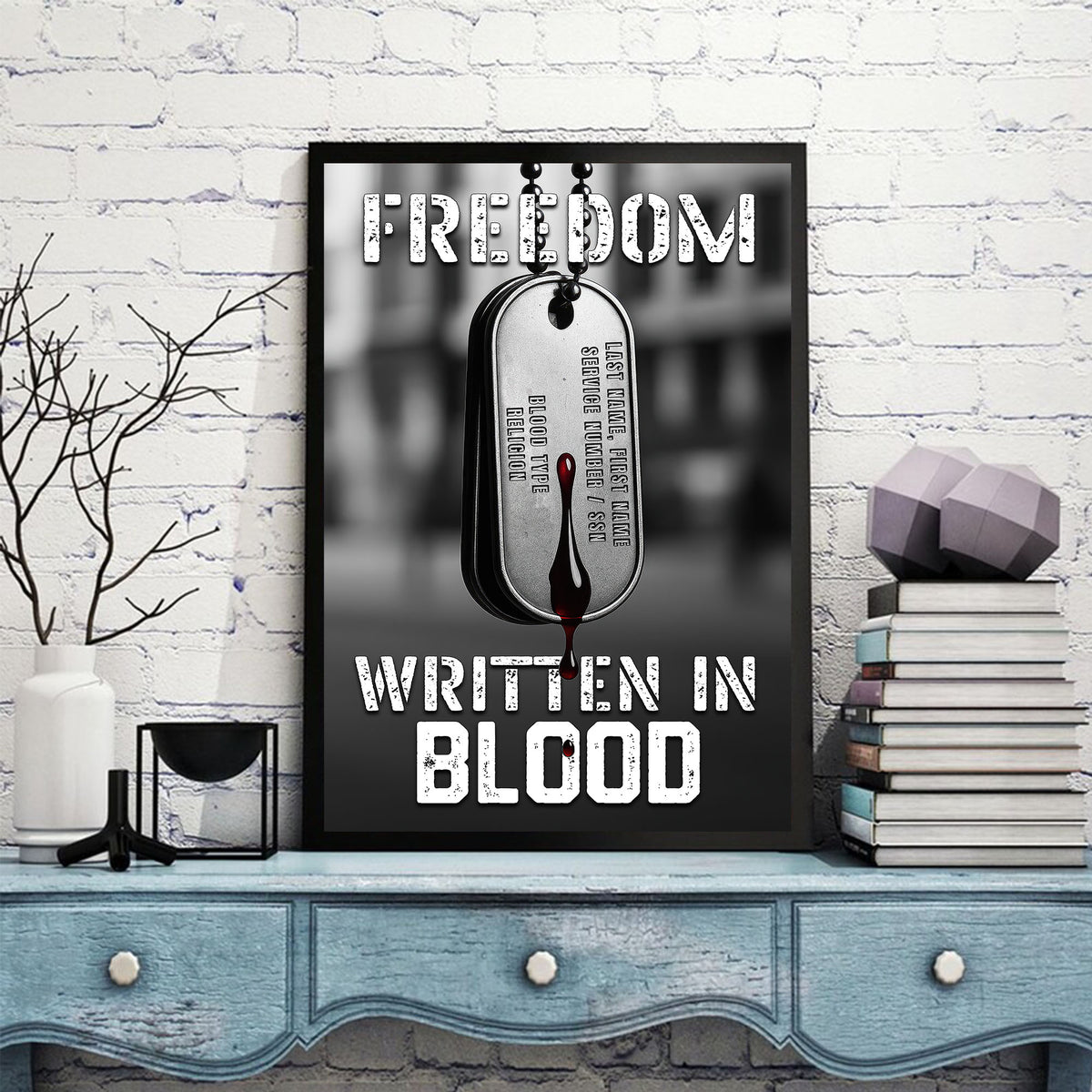 Veteran Pride Personalized Poster Main image