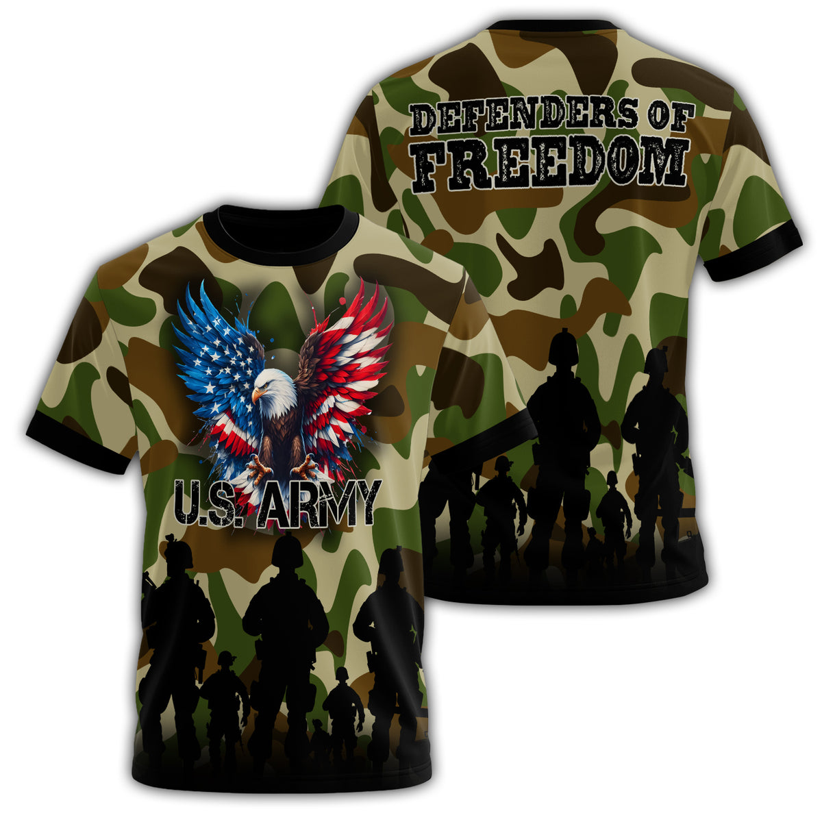 U.S. Army Defenders of All-over Print T-Shirt Main image