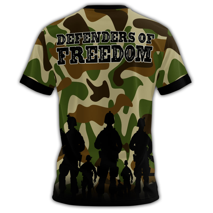 U.S. Army Defenders of All-over Print T-Shirt