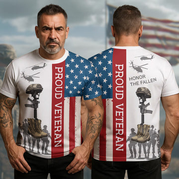Proud Veteran Freedom Isn’t Free Honoring the Brave Who Paid the Price for Liberty and Country All-over Print T-Shirt