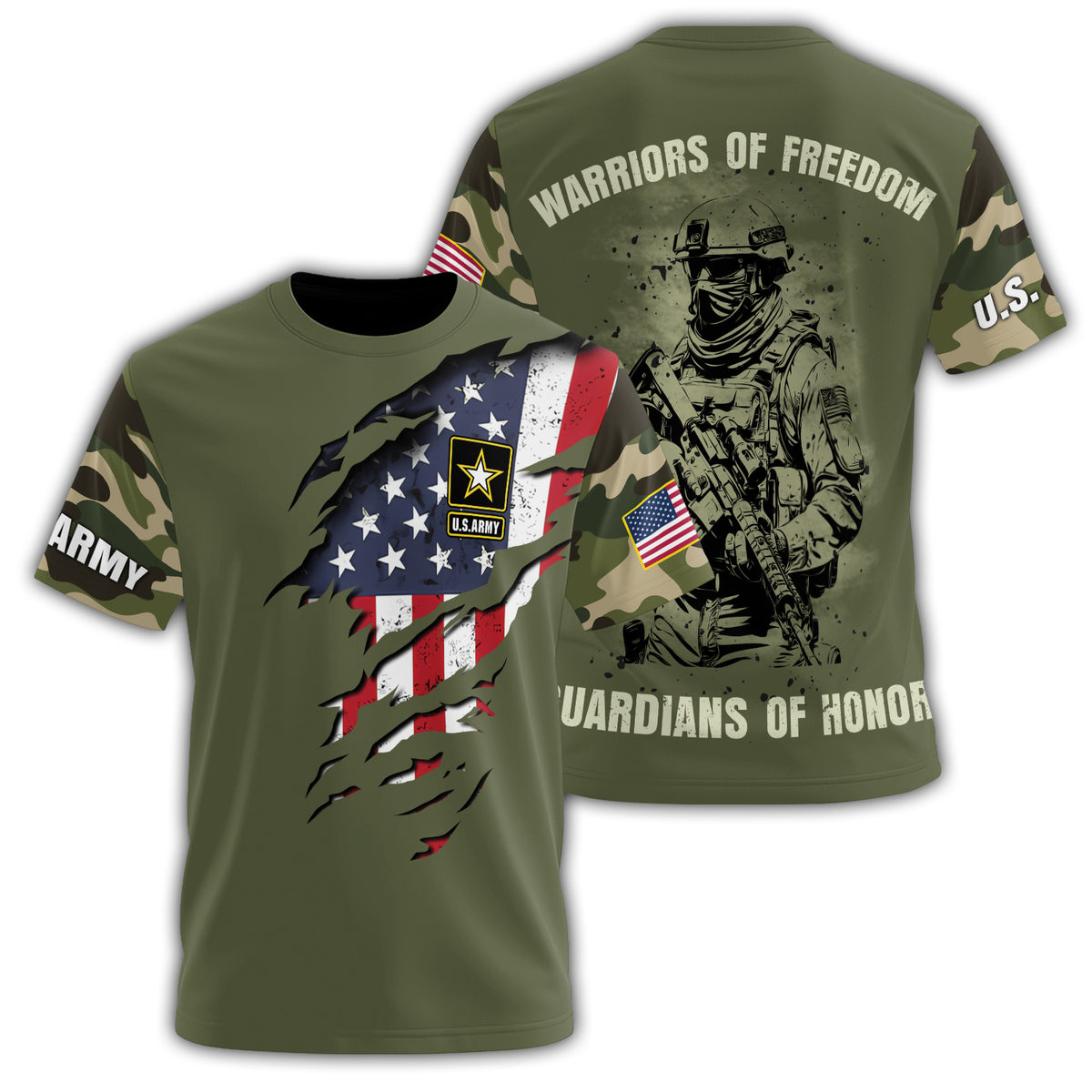 Warriors of Freedom All-over Print T-Shirt Main image