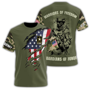 Warriors of Freedom All-over Print T-Shirt