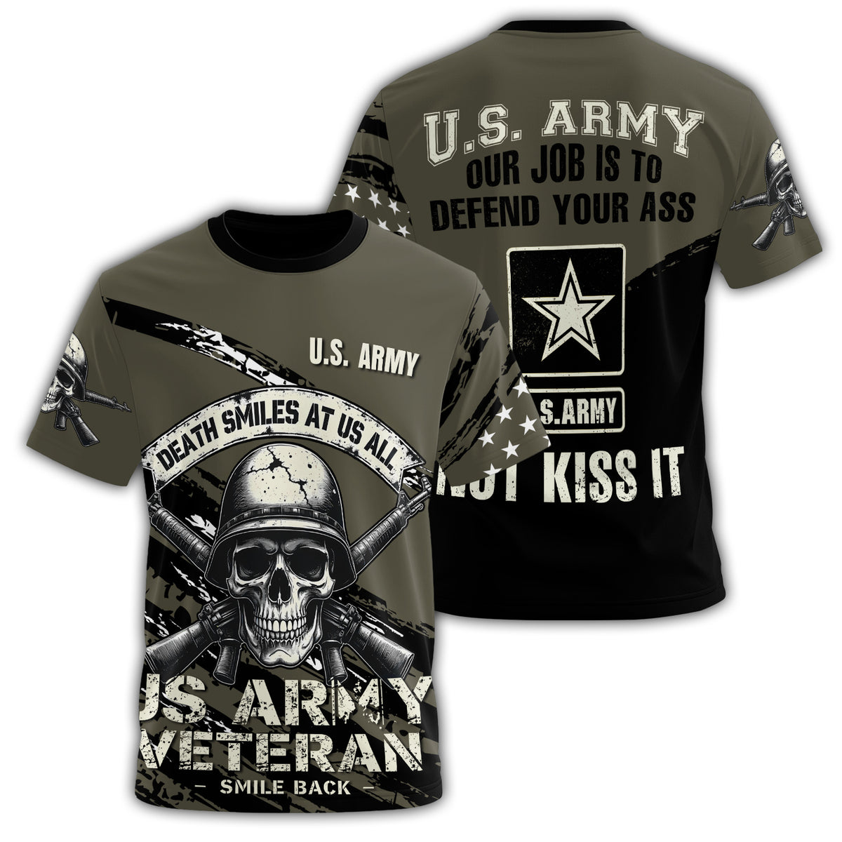 Death Smiles at Us All U.S. All-over Print T-Shirt Main image